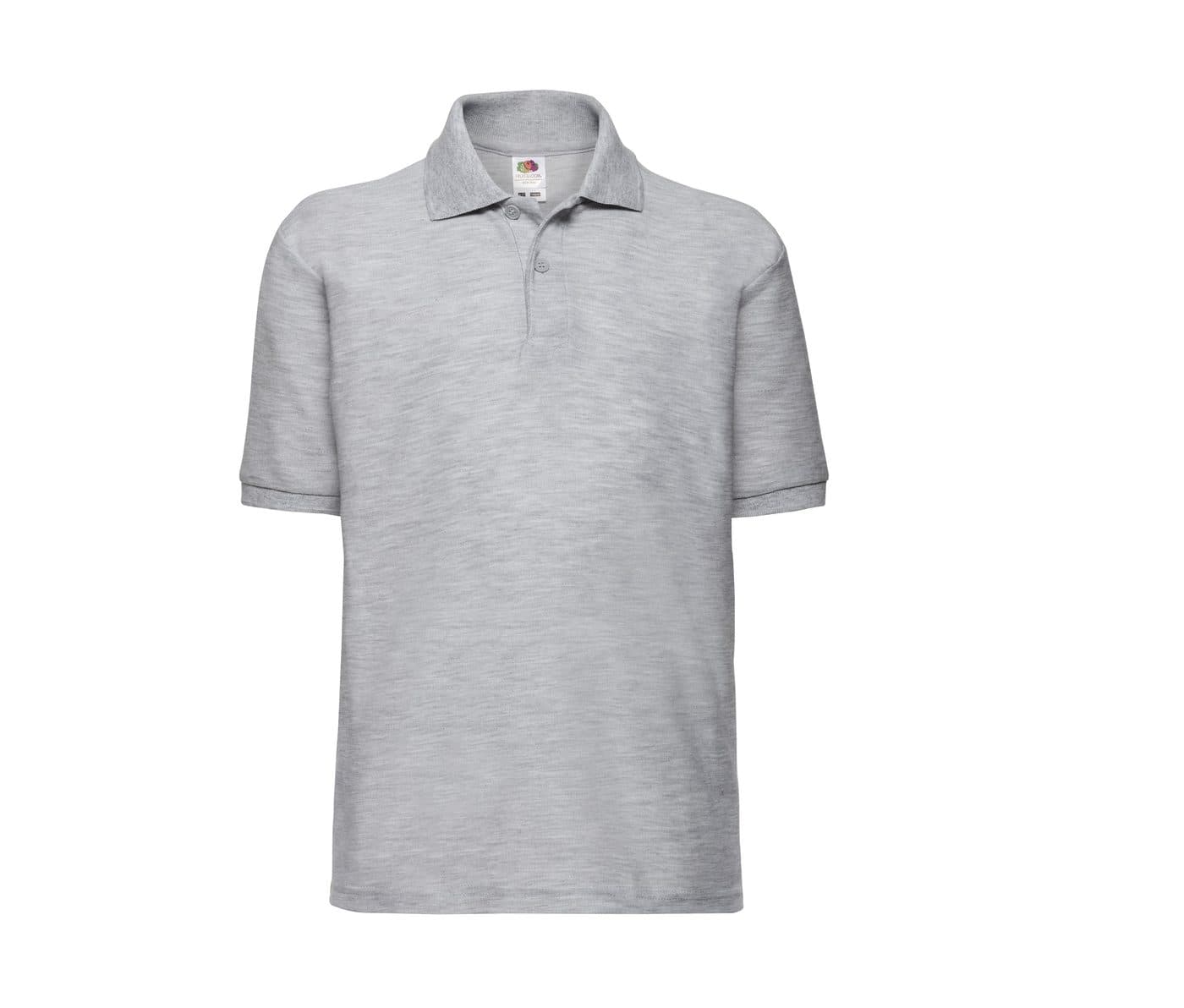 KIDS 65/35 POLO coloris Gris chiné