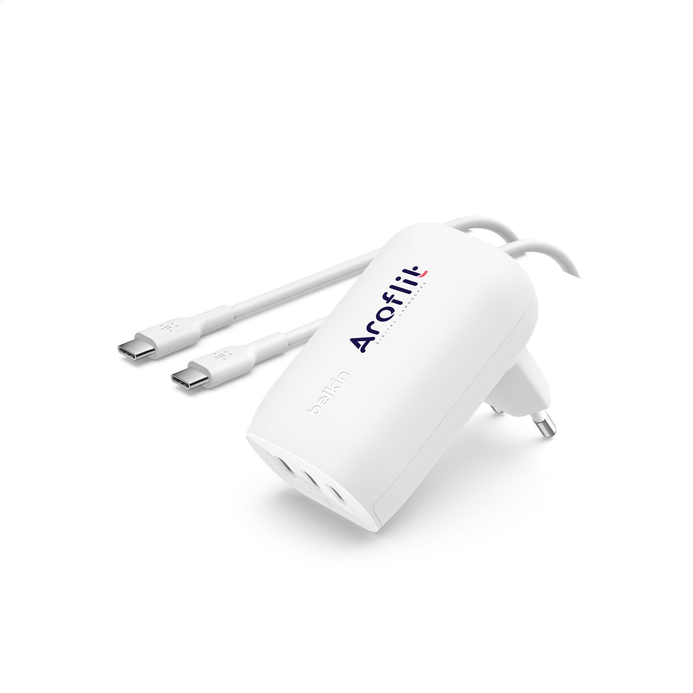 Chargeur mural Belkin BoostCharge 3 ports EU en situation