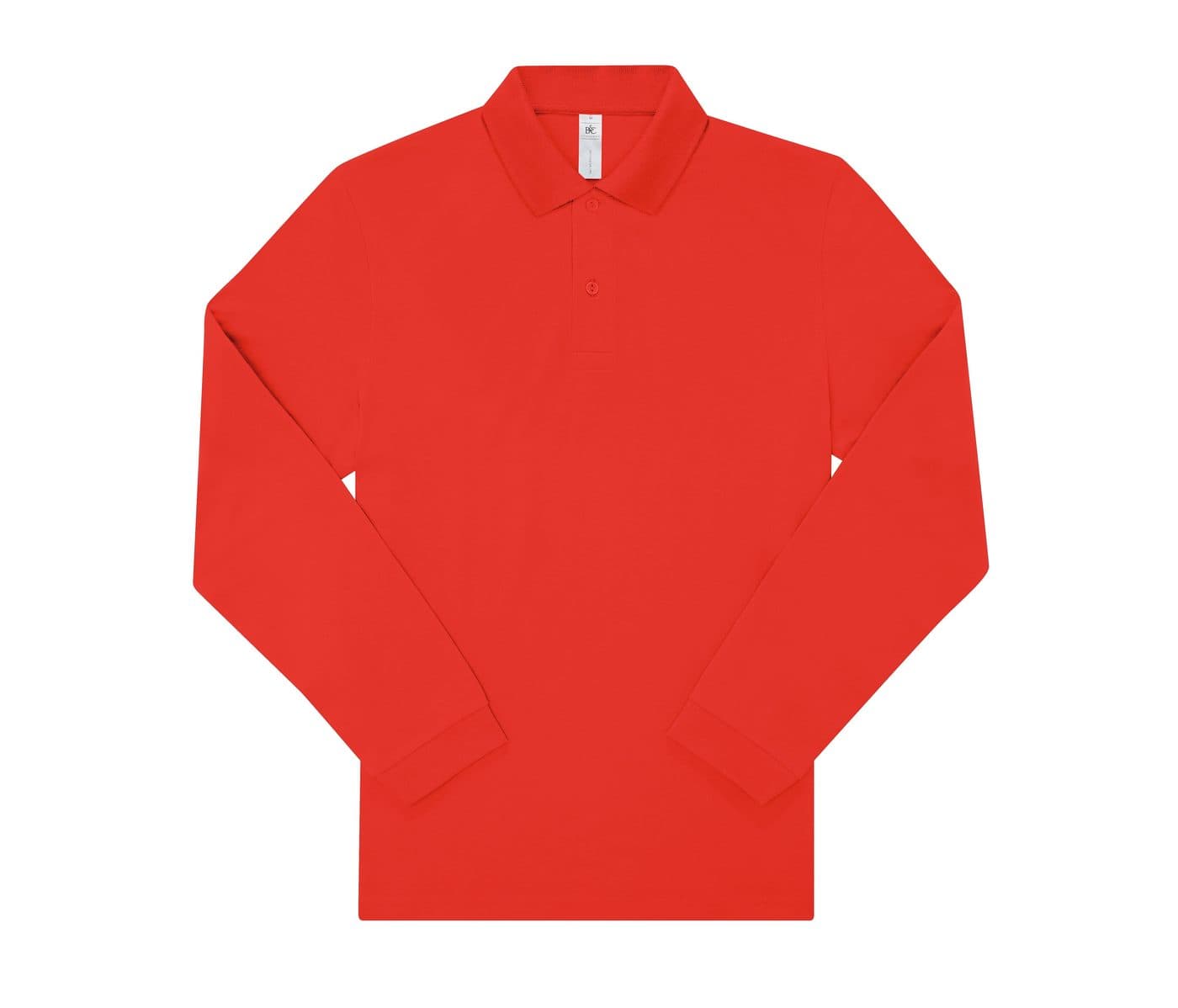 B&C MY POLO 180 LSL coloris Rouge