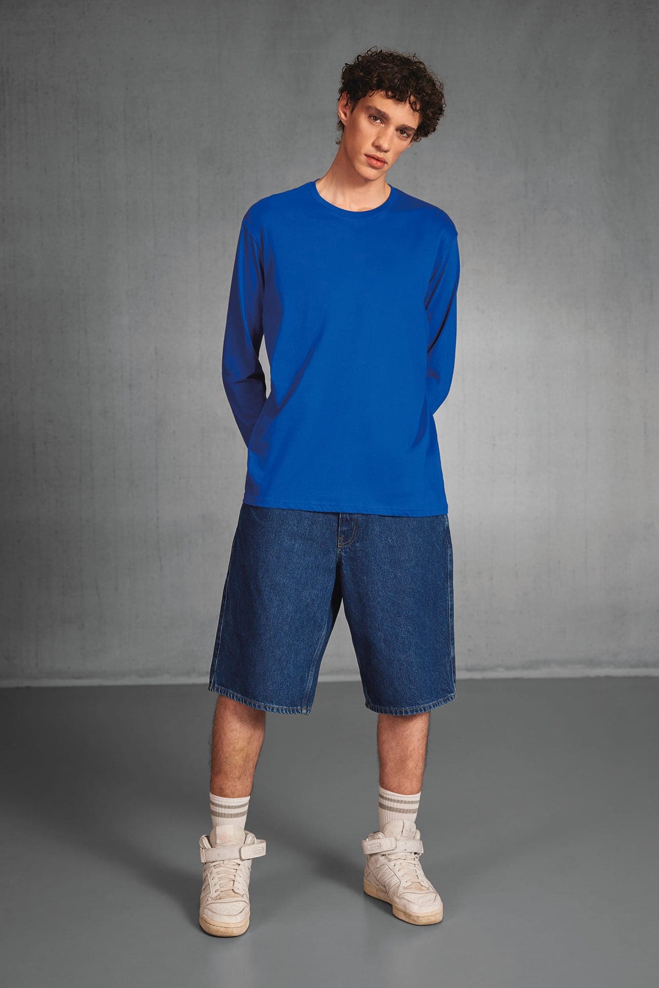 T-shirt manches longues homme #E150 en situation