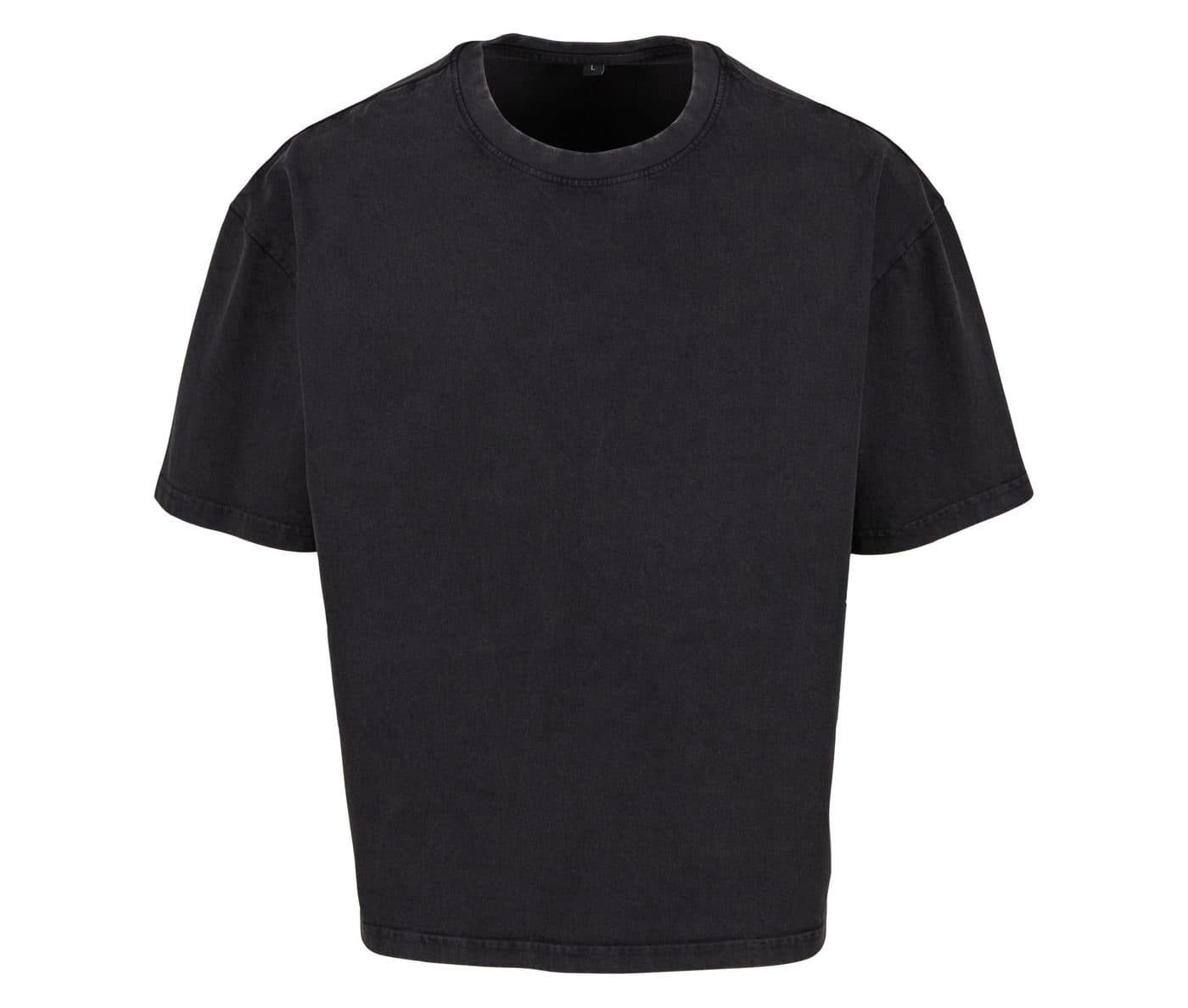 VINTAGE CROPPED HEAVY OVERSIZE TEE coloris Noir