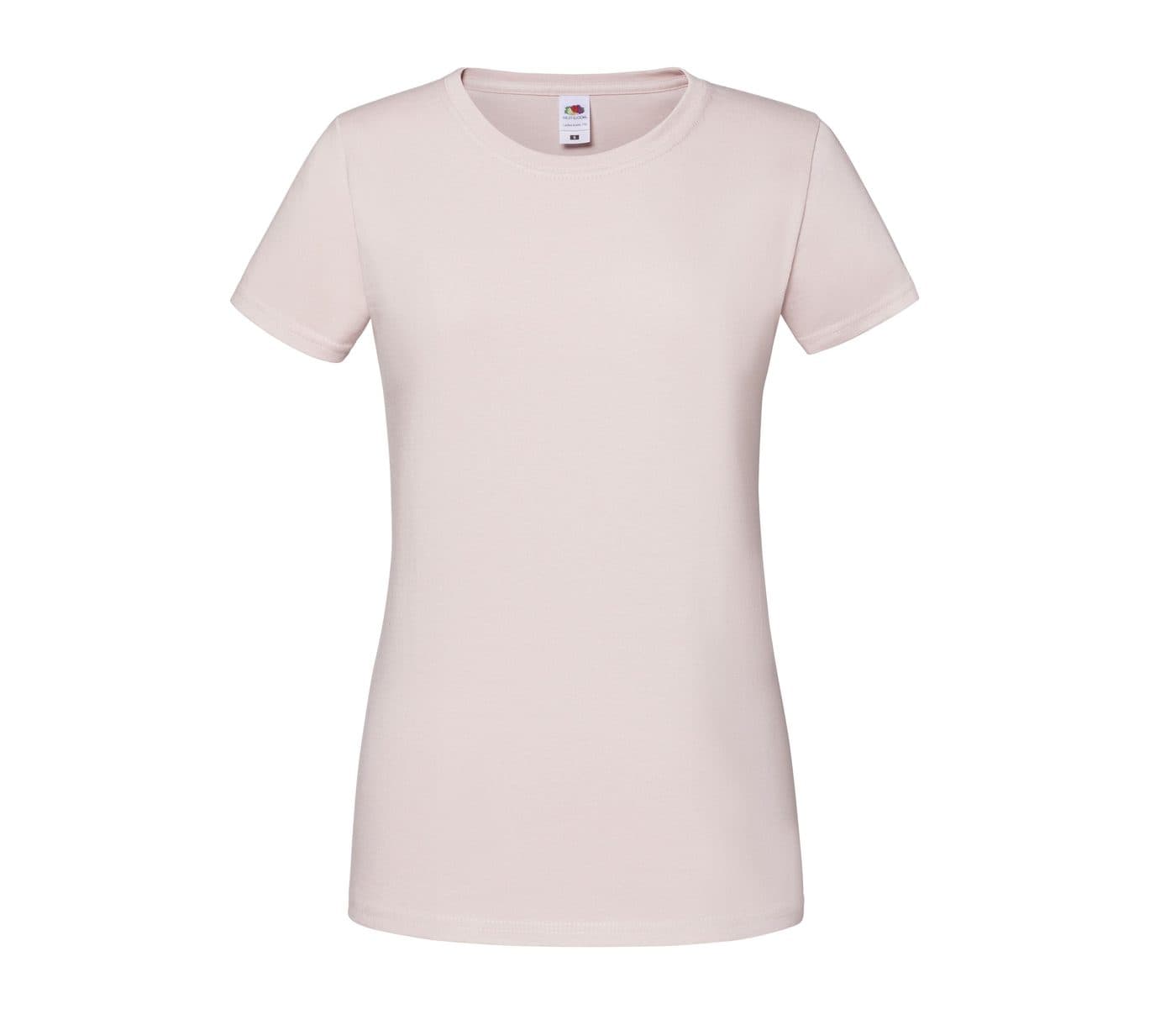 LADIES ICONIC 195 RINGSPUN PREMIUM T coloris Rose poudré