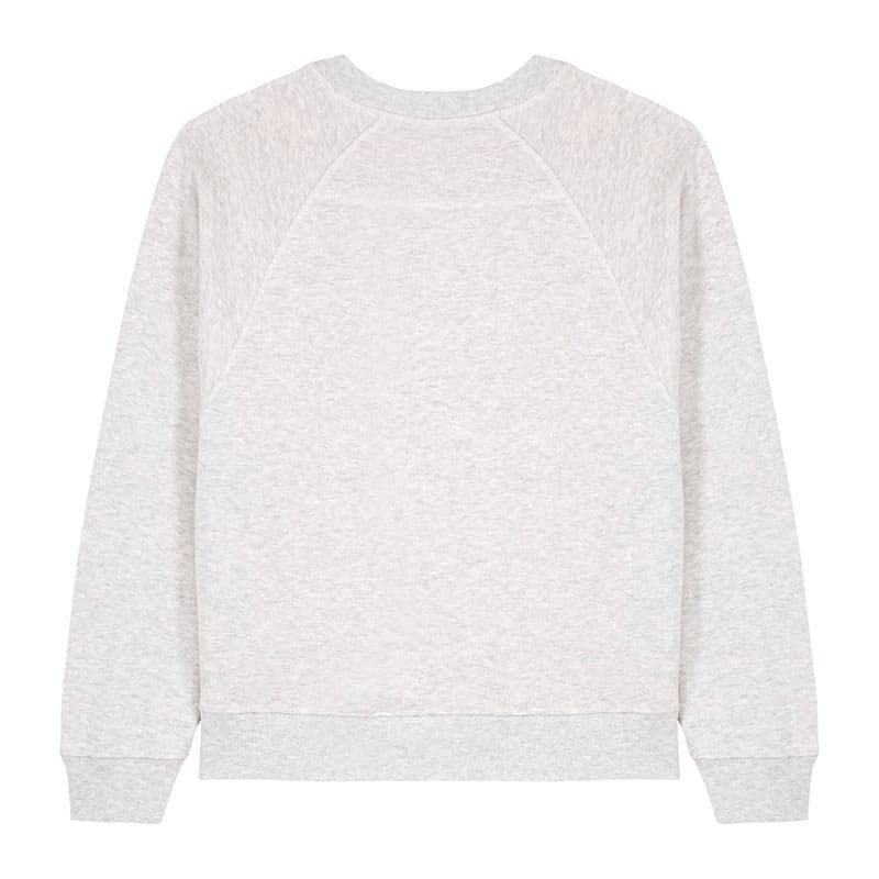 Stella Clara women's raglan sweatshirt coloris Gris chiné froid