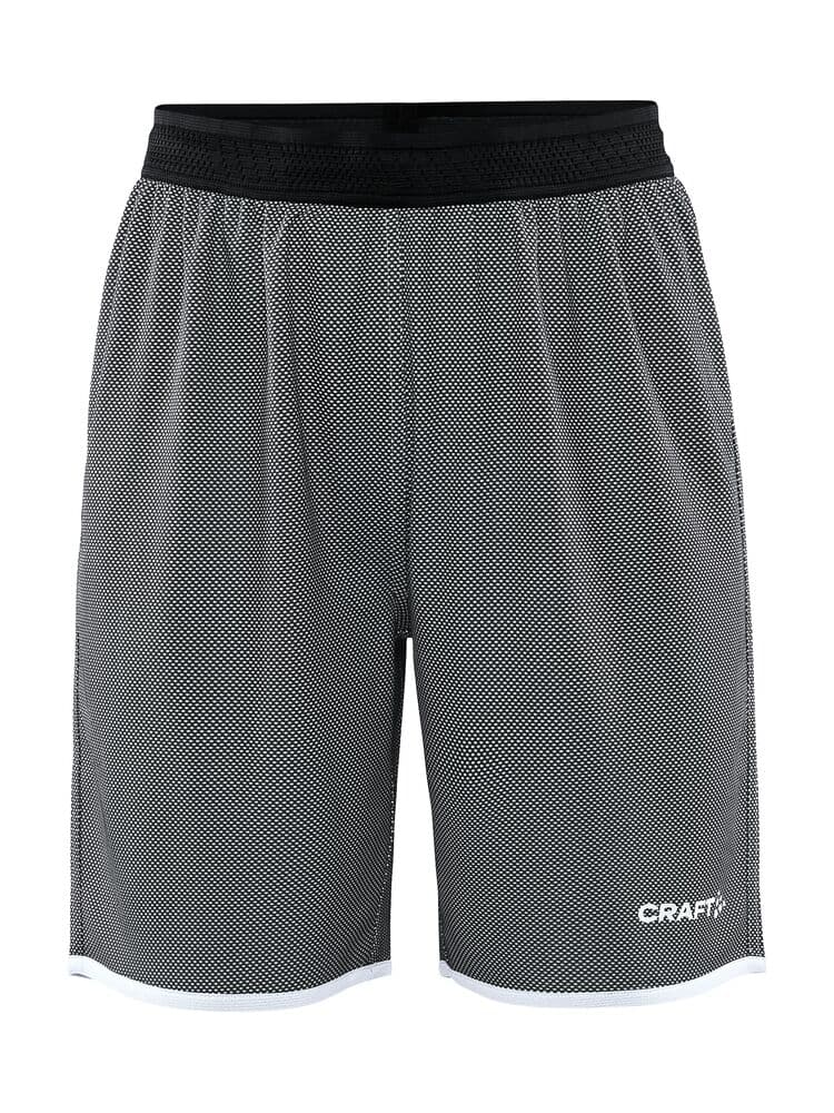 Craft Progress reversible basket shorts w coloris Noir / Blanc
