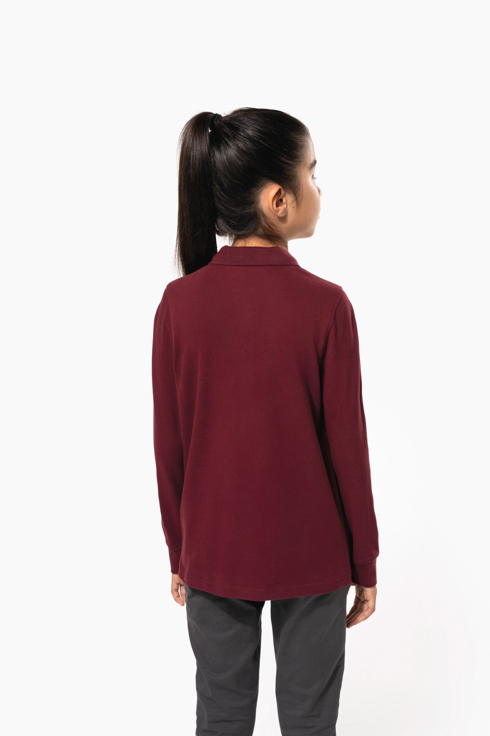 Polo manches longues enfant en situation