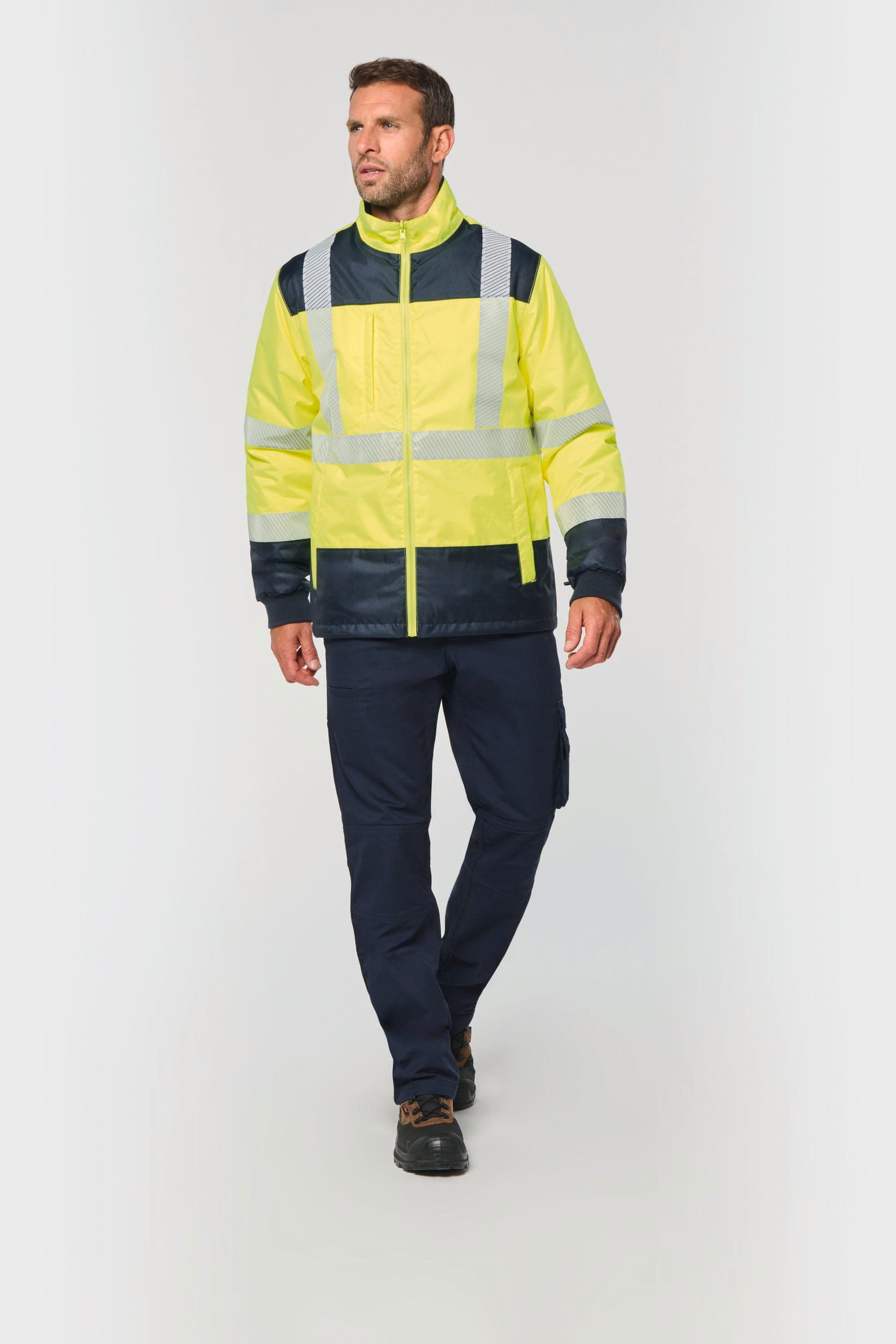 Parka de sécurité recyclée 4 en 1 unisexe en situation