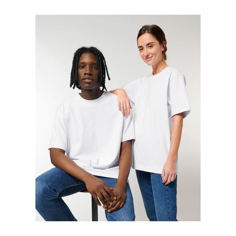 Freestyler unisex heavy weight t-shirt coloris Blanc