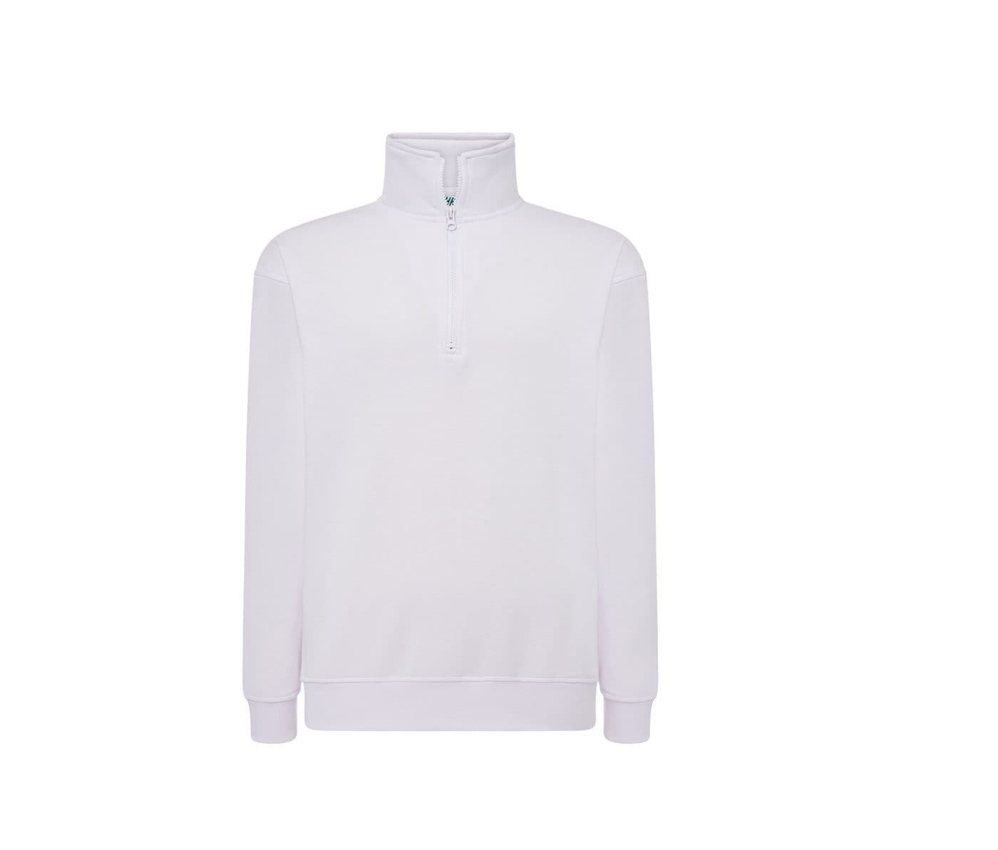 HALF ZIP SWEAT SHIRT coloris Blanc