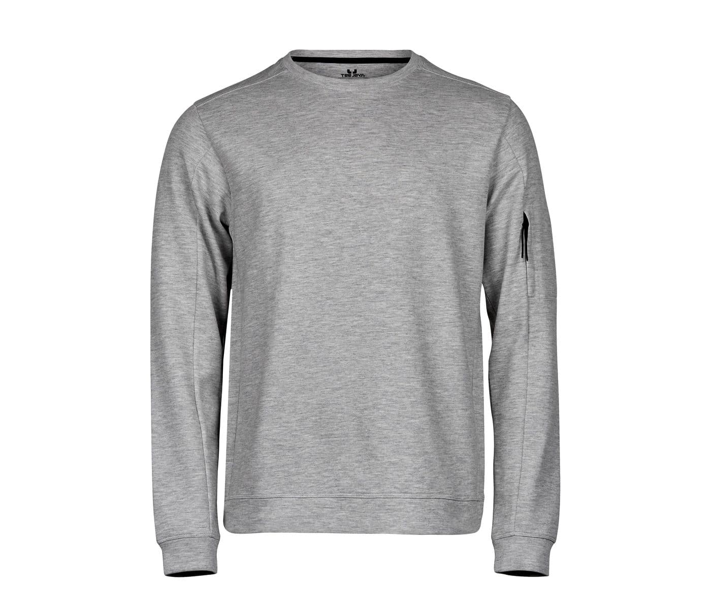 ATHLETIC CREW NECK SWEAT coloris Gris chiné