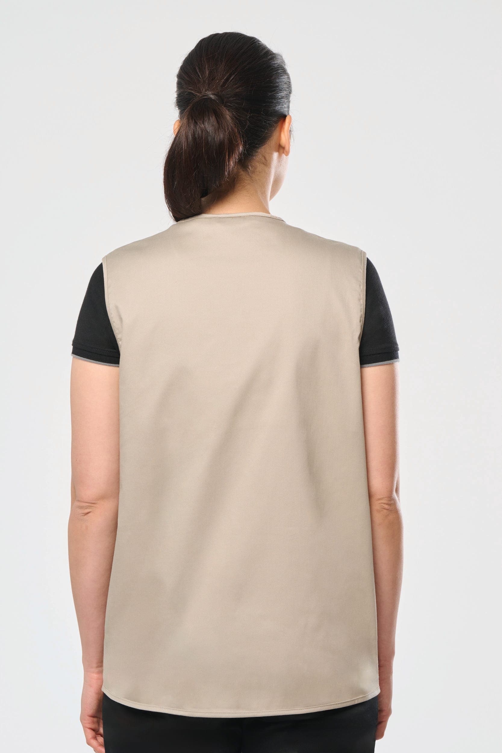 Gilet polycoton multipoches doublé unisexe en situation