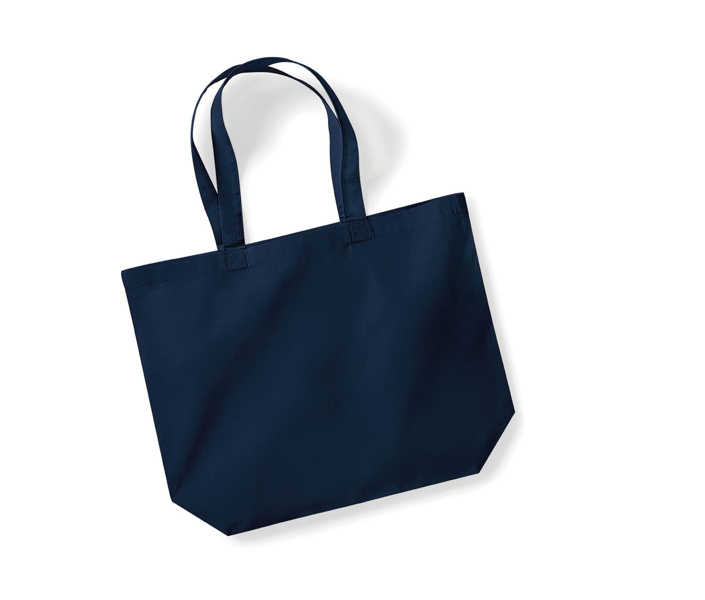 ORGANIC PREMIUM COTTON MAXI TOTE coloris Bleu marine