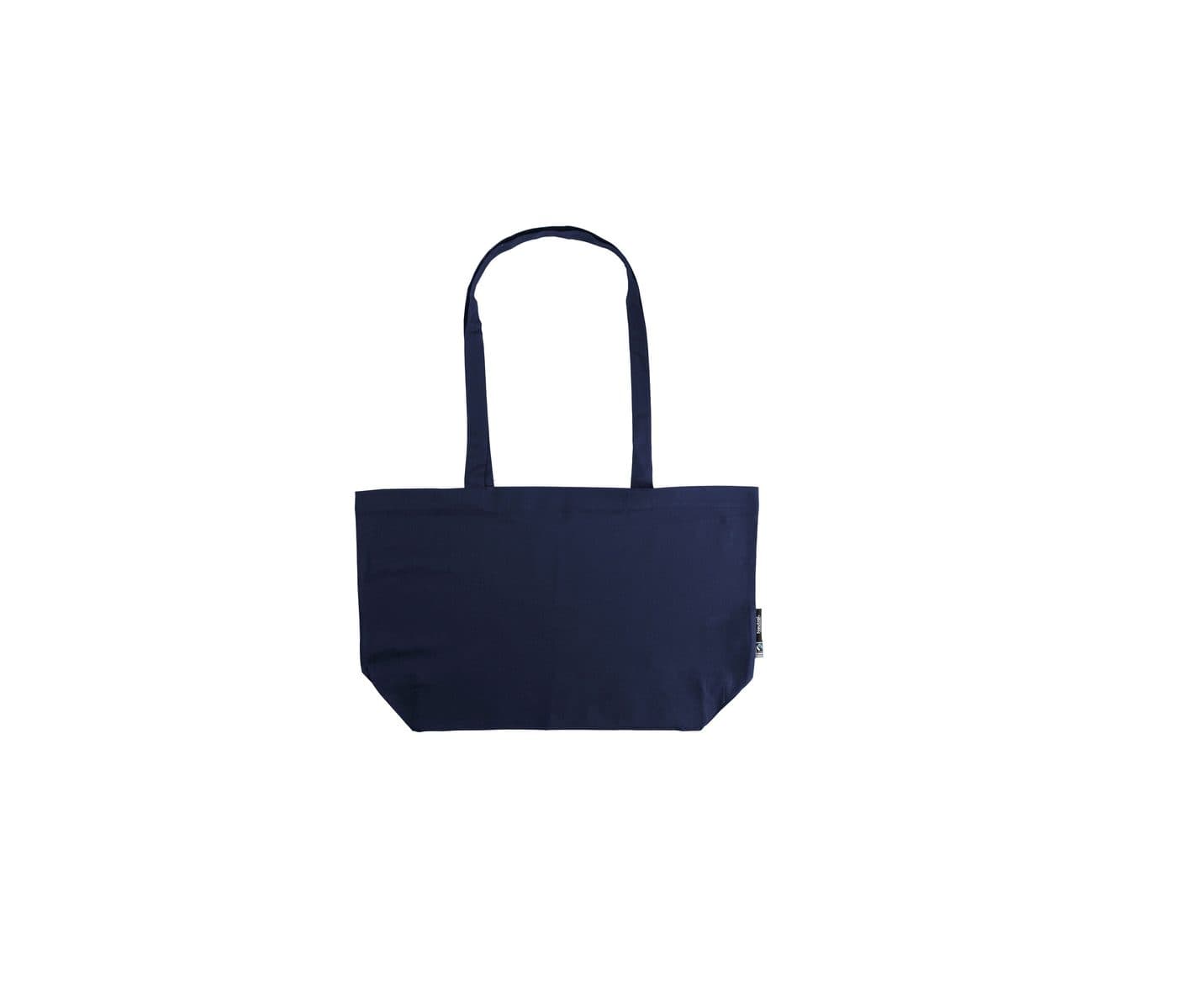 SHOPPING BAG WITH GUSSET coloris Marine