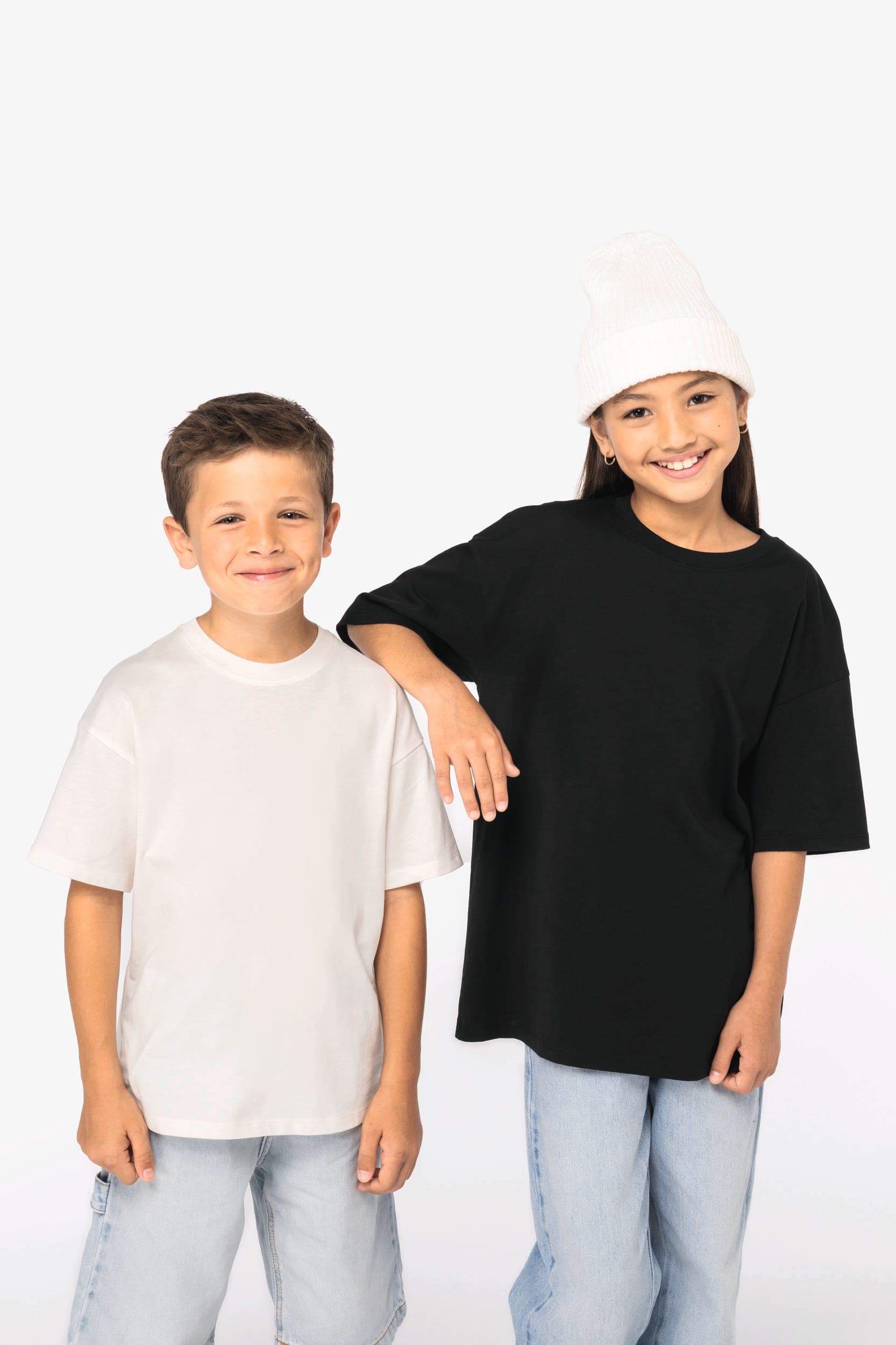 T-shirt écoresponsable oversize enfant