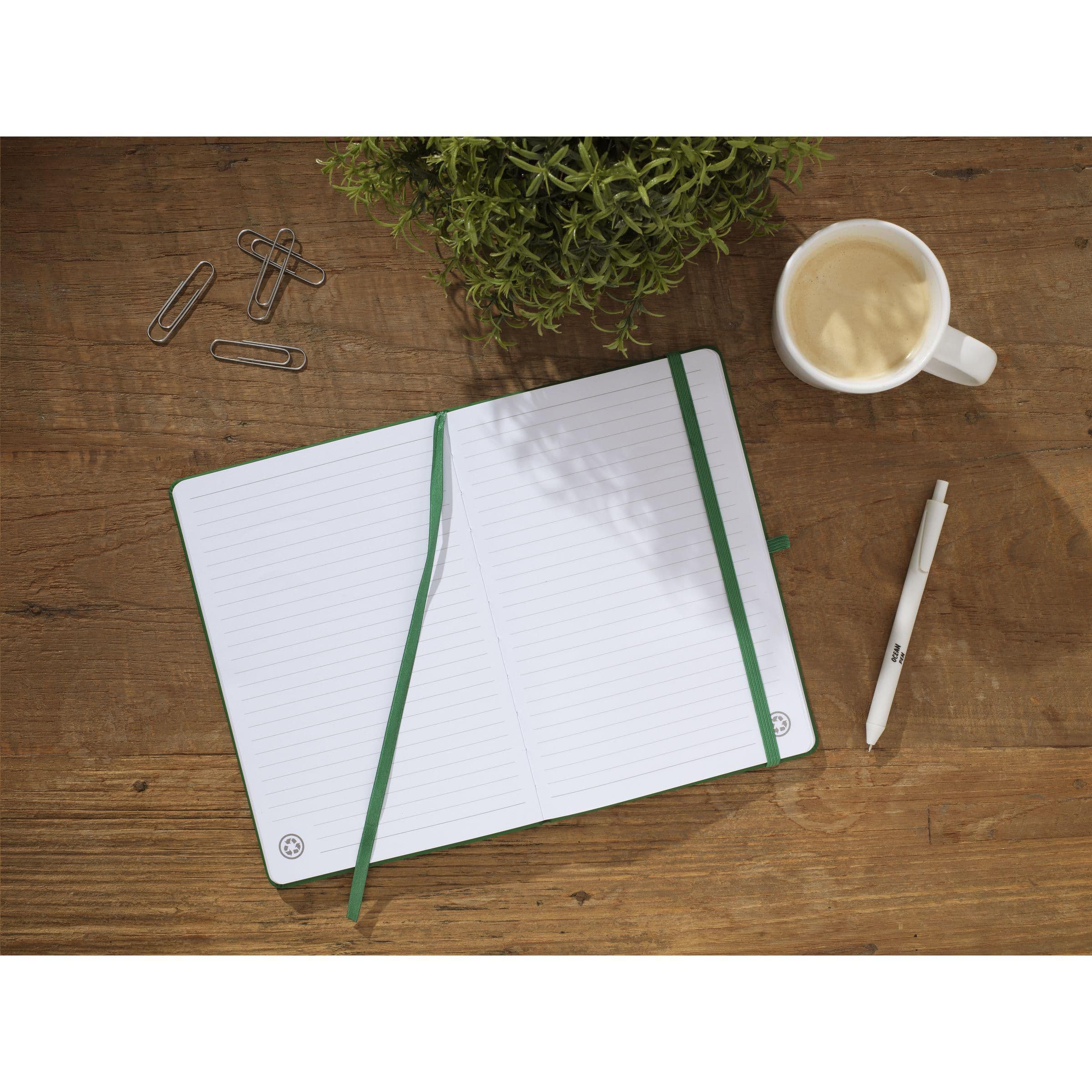 Carnet de notes A5 recyclé GRS en situation