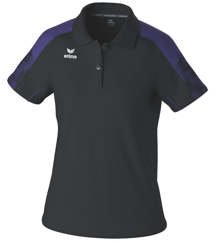 Polo EVO STAR coloris Noir / Ultraviolet