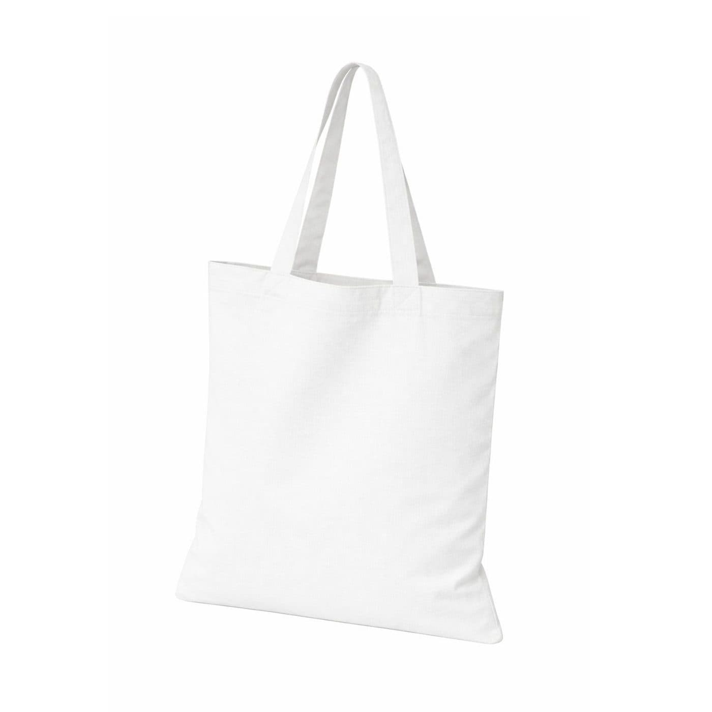RECYCLED COTTON TOTE BAG coloris Blanc