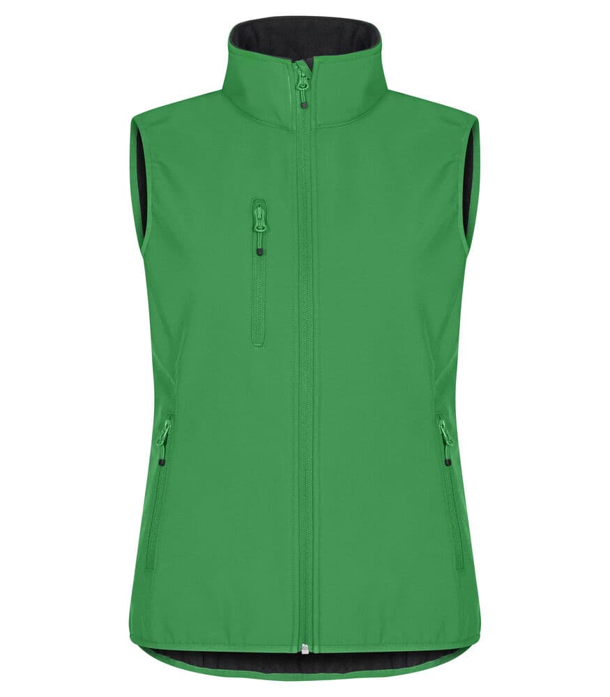 Clique Classic Softshell Vest Women coloris Vert pomme
