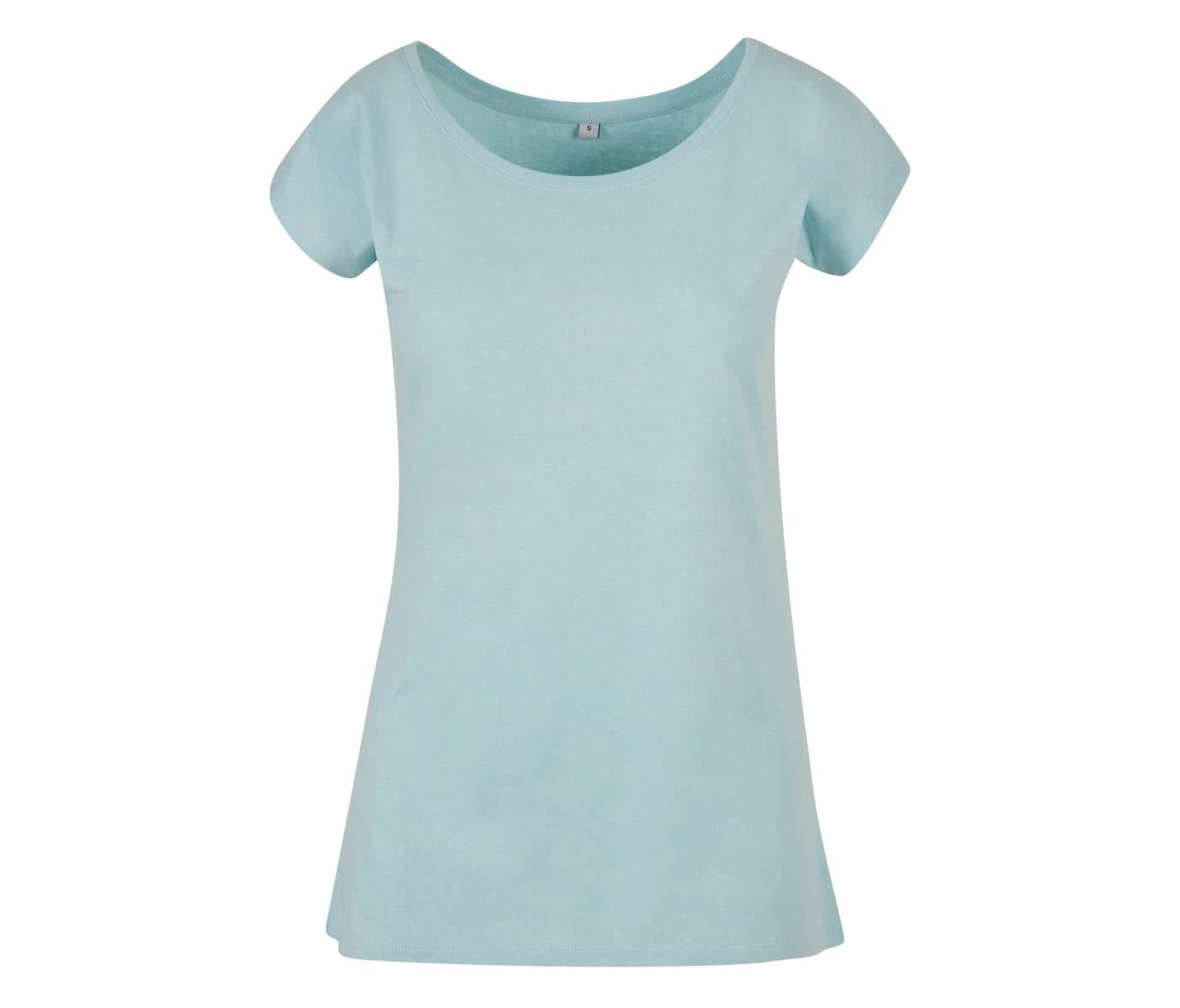 LADIES WIDE NECK TEE coloris Bleu océan