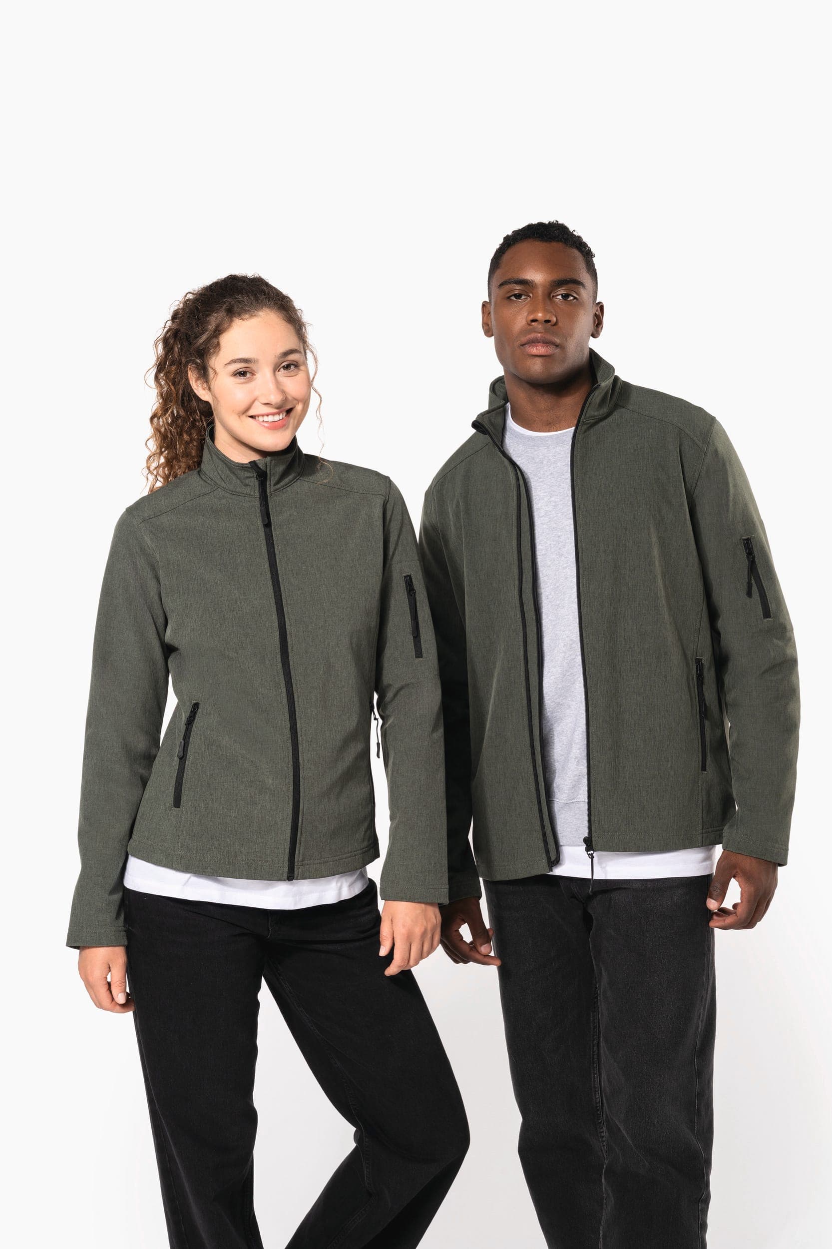 Veste softshell femme en situation