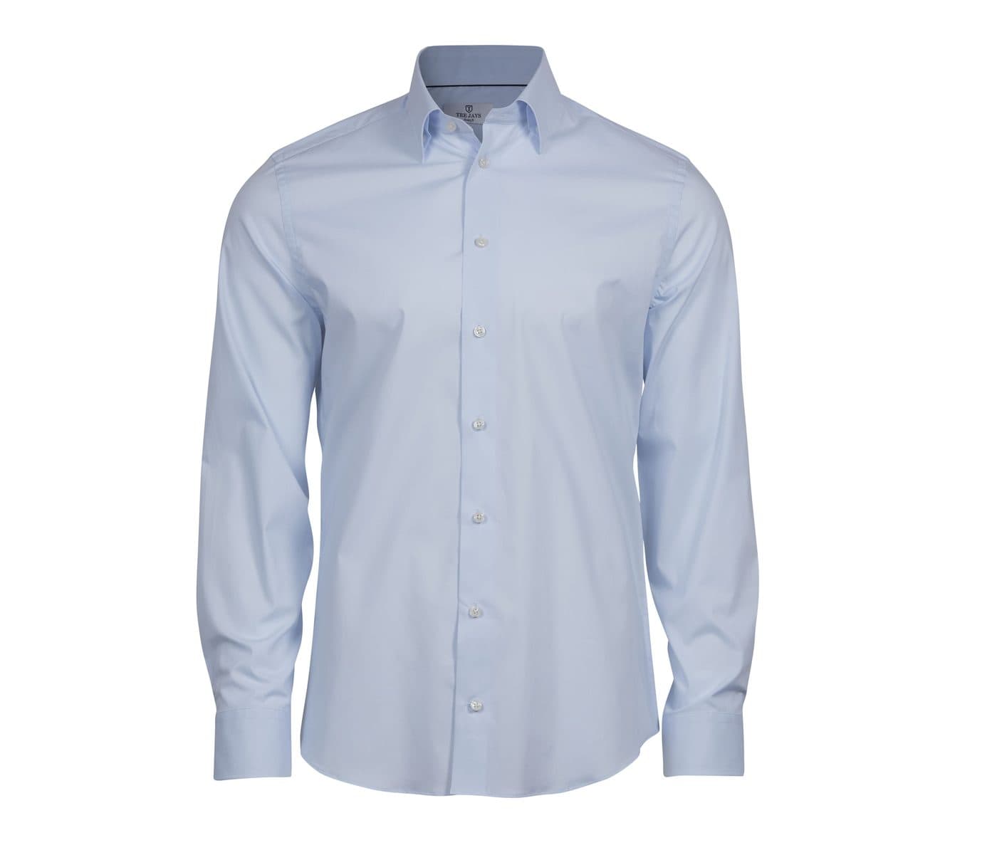 STRETCH LUXURY SHIRT coloris Bleu clair