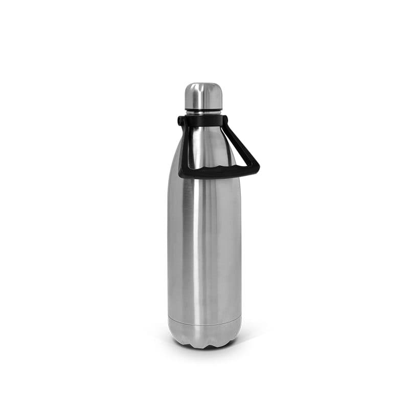 BOUTEILLE GOURDE 1 L ISOTHERME DOUBLE-PAROI INOX en situation