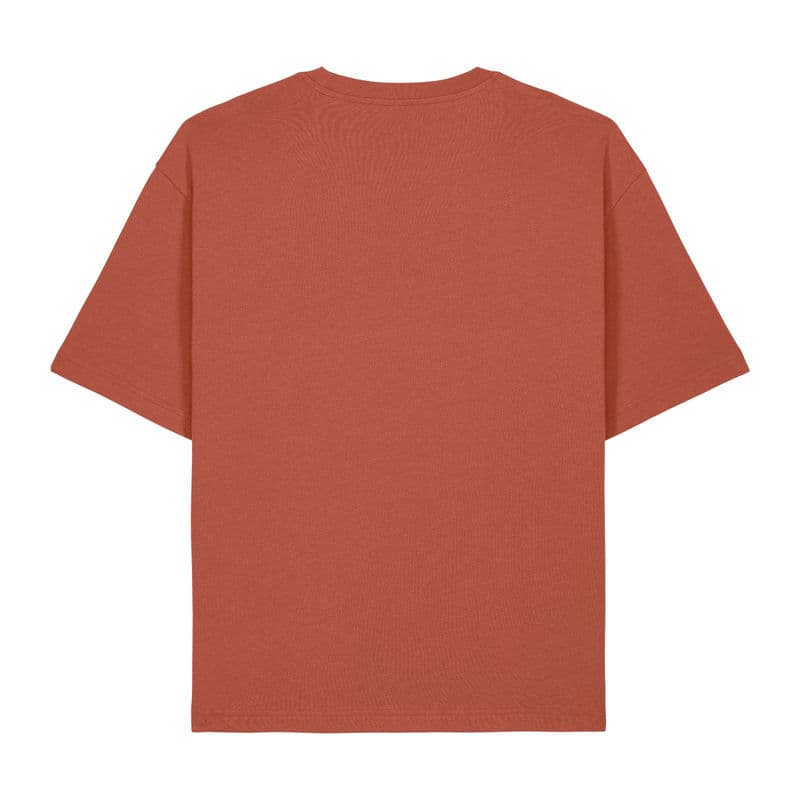 The iconic mid-light unisex relaxed t-shirt coloris Marron Heritage