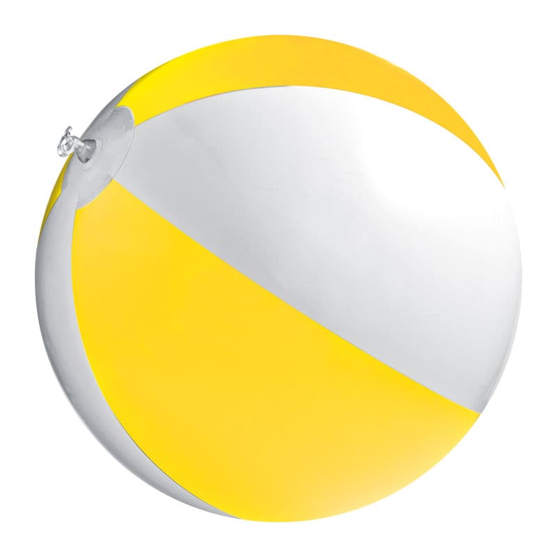 Ballon de plage bicolore "Key West" coloris Jaune