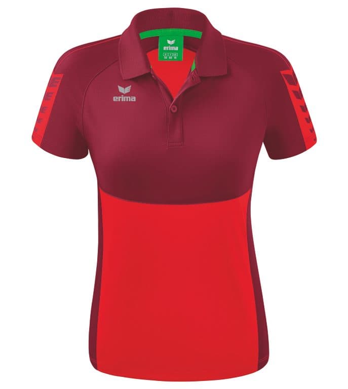 Polo SIX WINGS coloris Rouge / Bordeaux