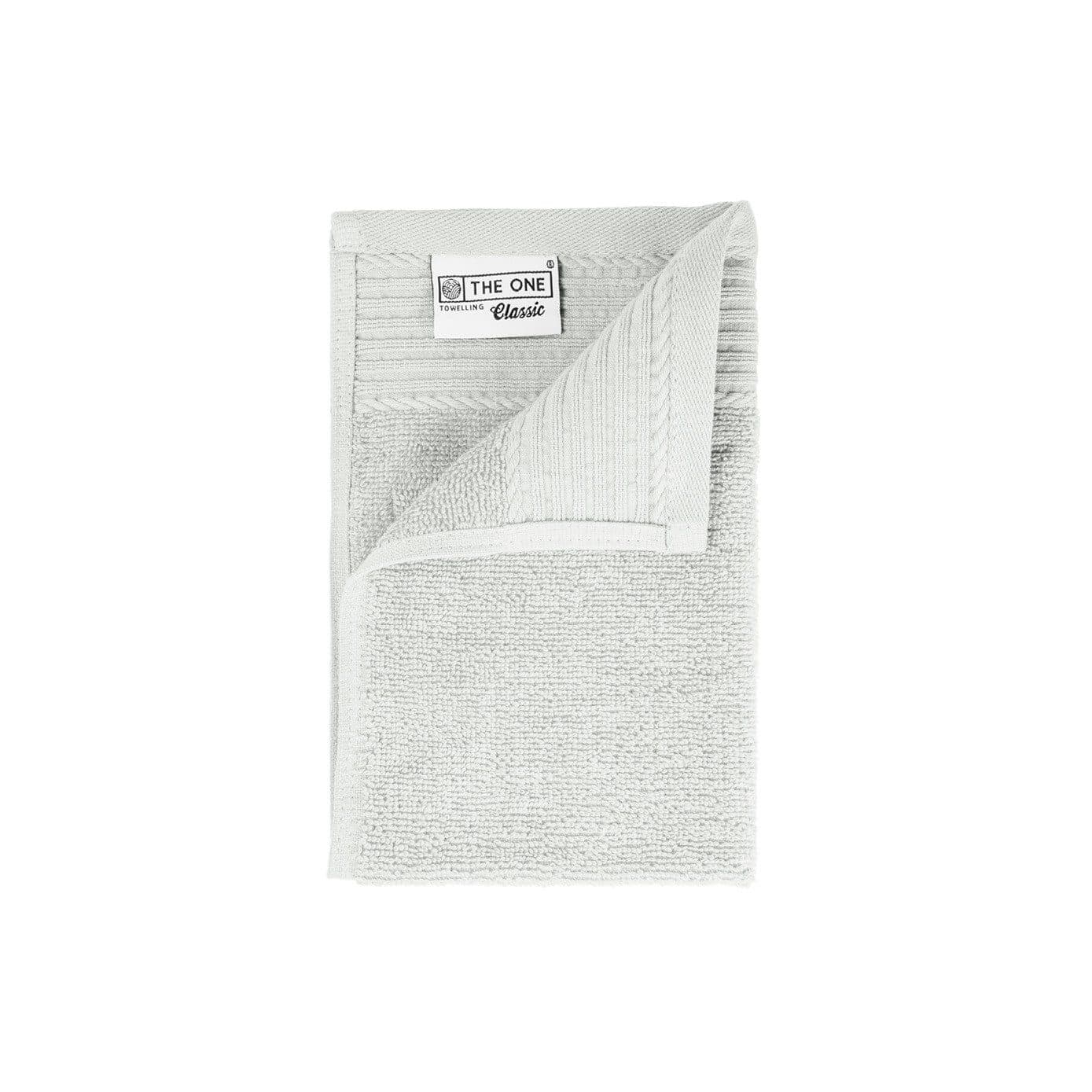 CLASSIC GUEST TOWEL coloris Gris argent