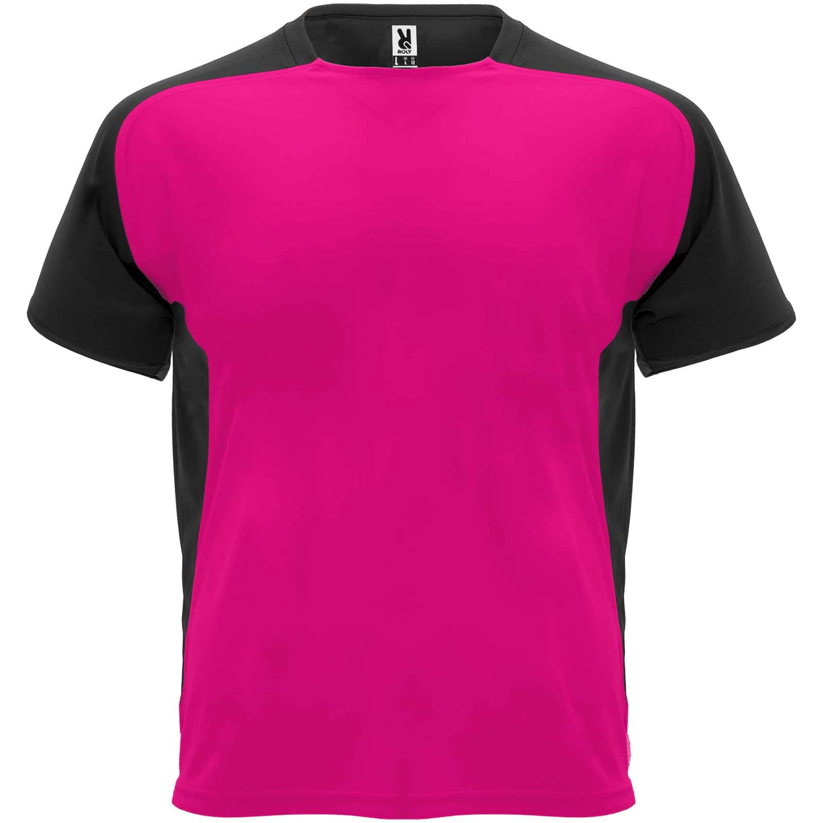 T-shirt de sport Bugatti à manches courtes unisexe coloris Fushia