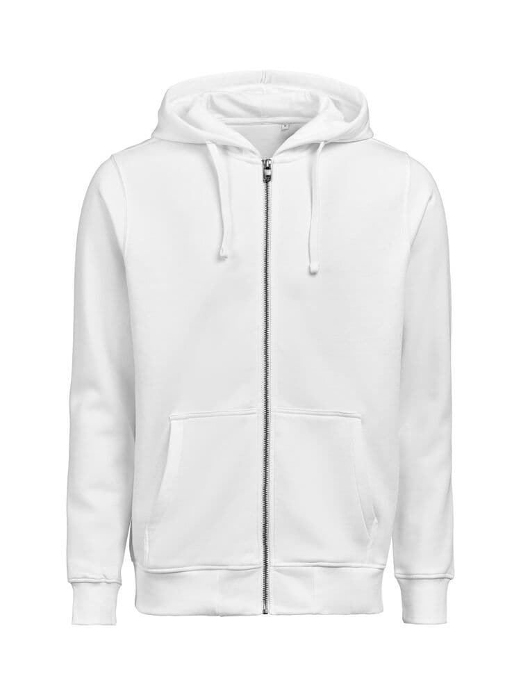 UM Sweatshirt Fermeture Complète (OCS-RCS)  Coupe Regular Unisexe coloris Blanc