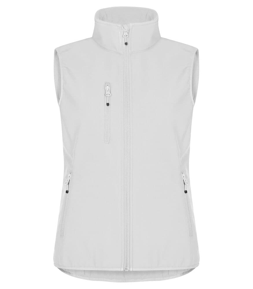 Clique Classic Softshell Vest Women coloris Blanc