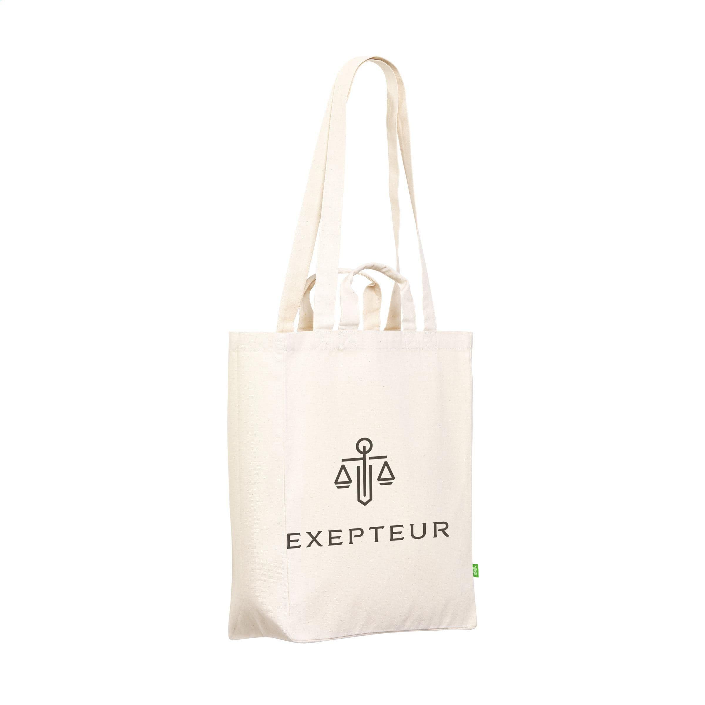 Sac Organic Cotton Canvas Tote Bag naturel (280 g/m²) en situation
