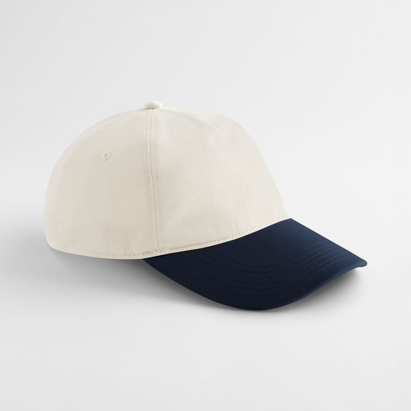 CONTRAST PEAK LEISURE CAP coloris Naturel / Bleu marine