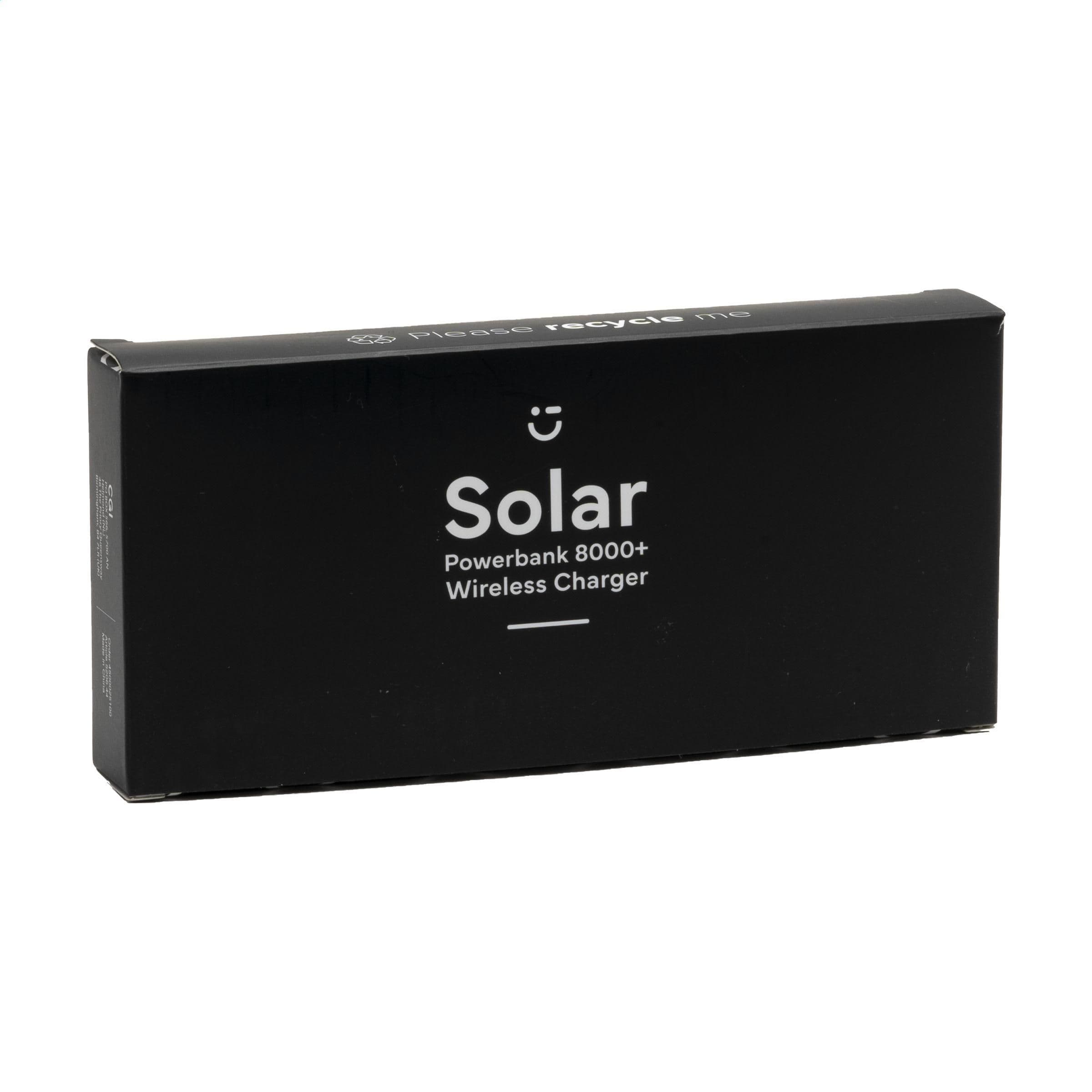 Chargeur externe solar powerbank 8000+ sans fil en situation
