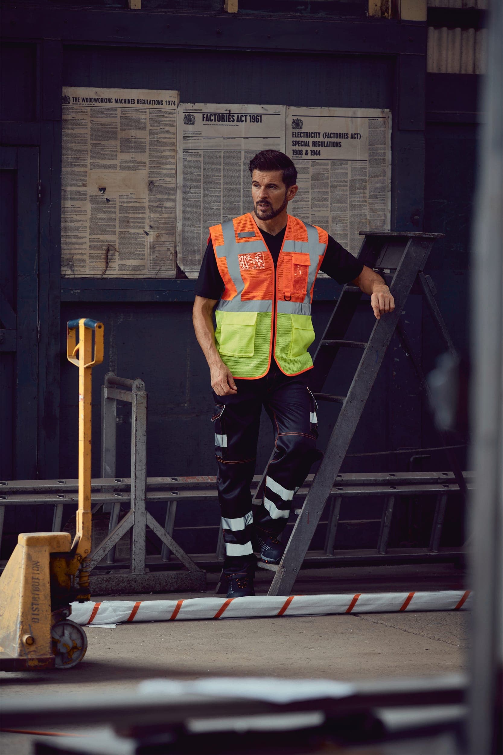 Gilet haute visibilité Top Cool "Management" en situation