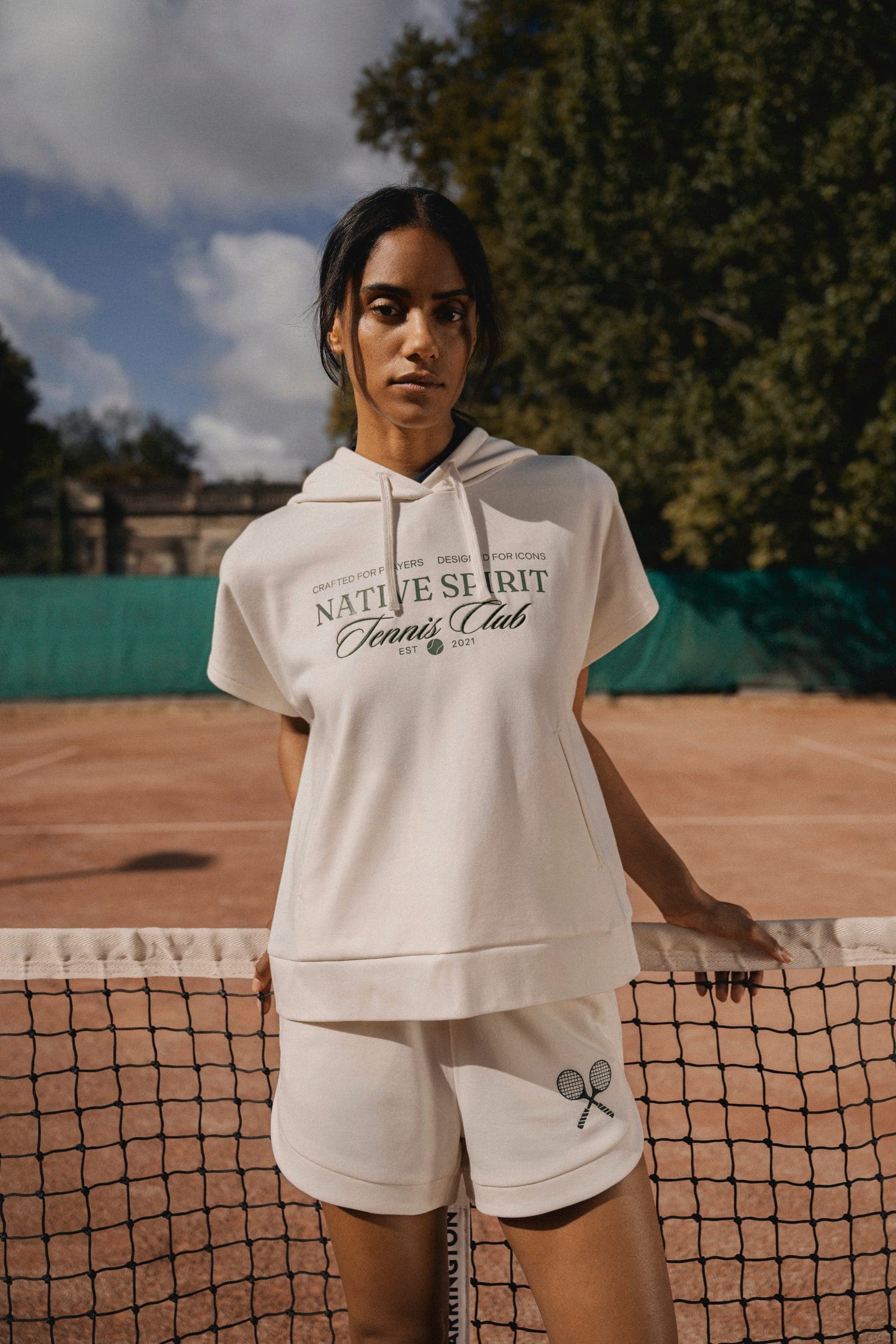 Short écoresponsable French Terry femme en situation