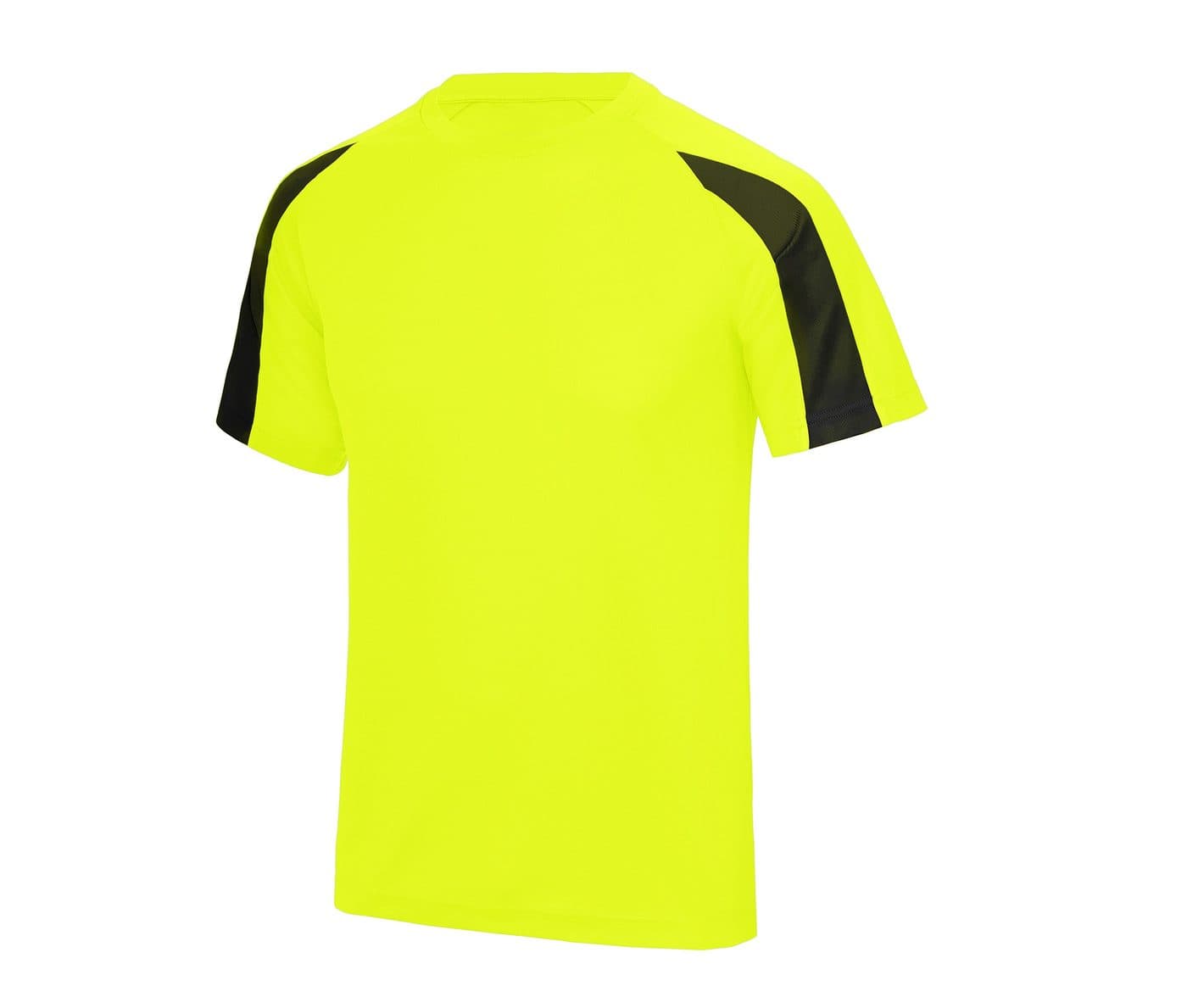 CONTRAST COOL T coloris Jaune électrique / Noir jais