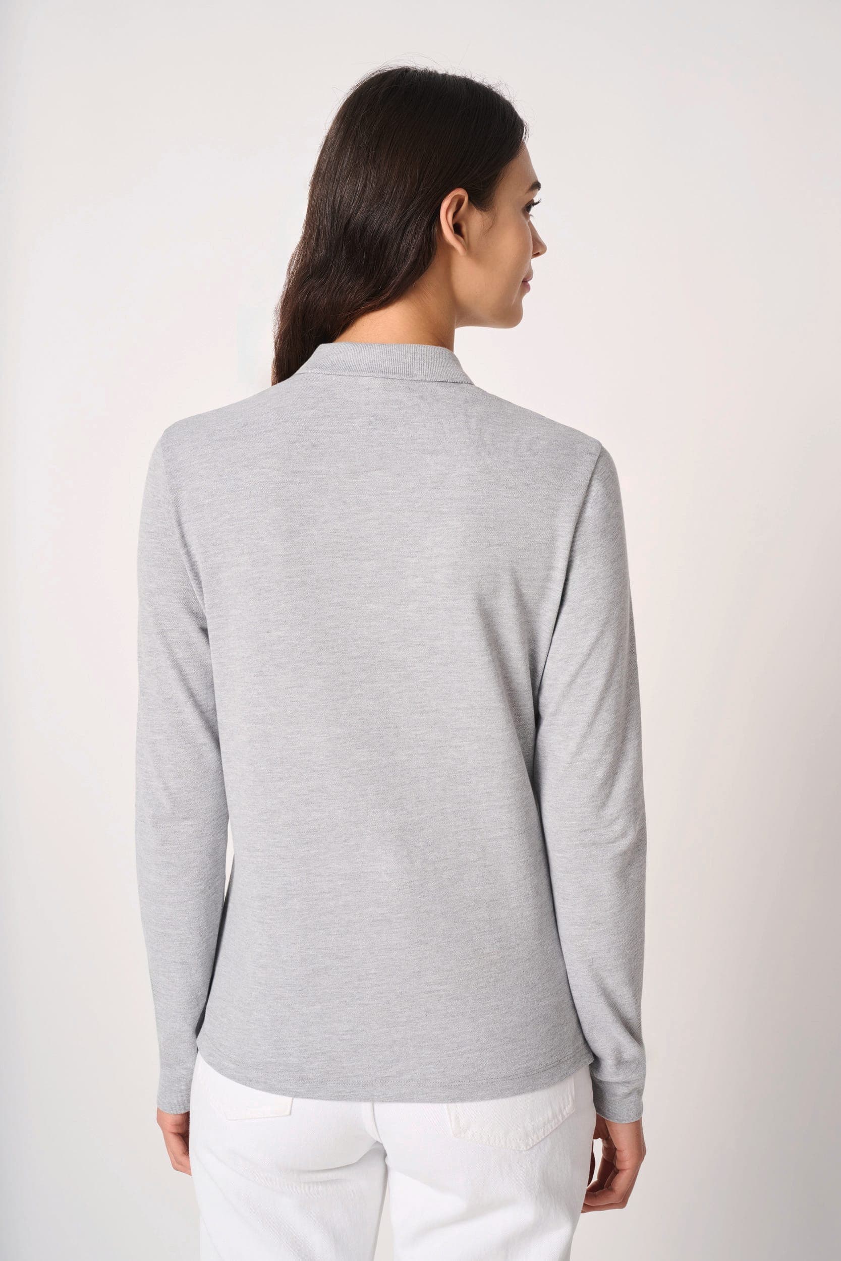 Polo piqué LSL femme en situation
