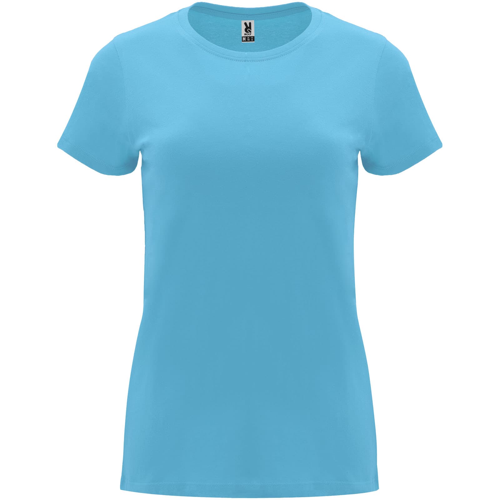 T-shirt de 170 g/m² Capri à manches courtes pour femme coloris Turquoise