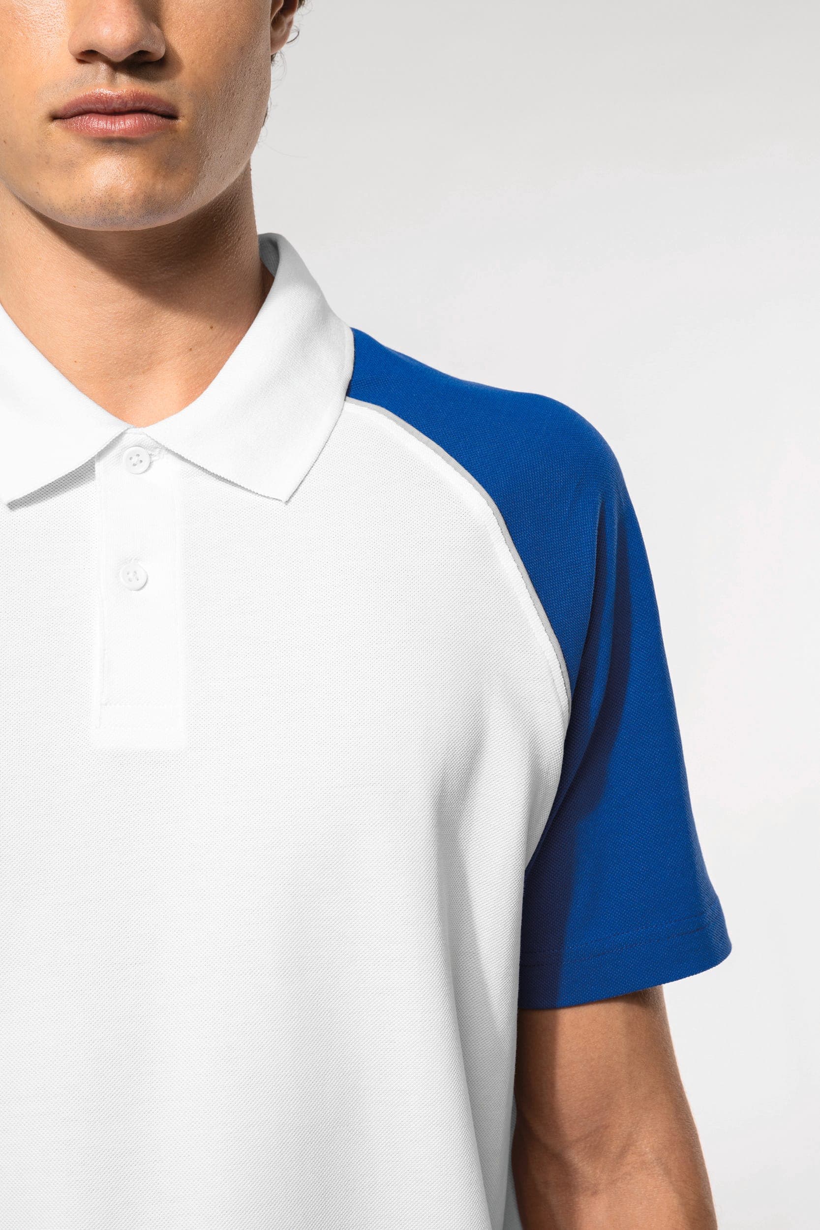 Polo baseball manches courtes en situation