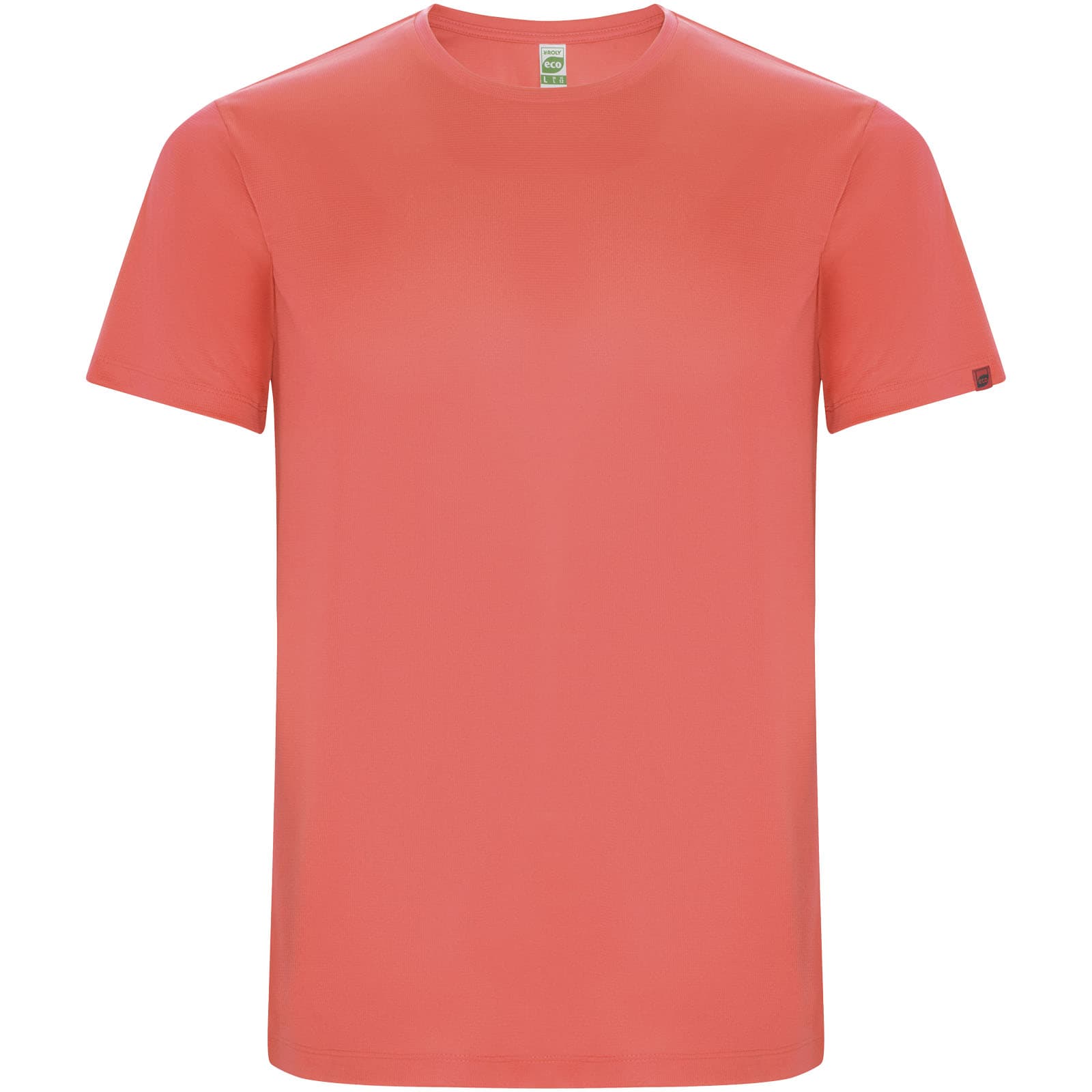 T-shirt sport de 135 g/m² Imola à manches courtes pour enfant coloris Corail fluo