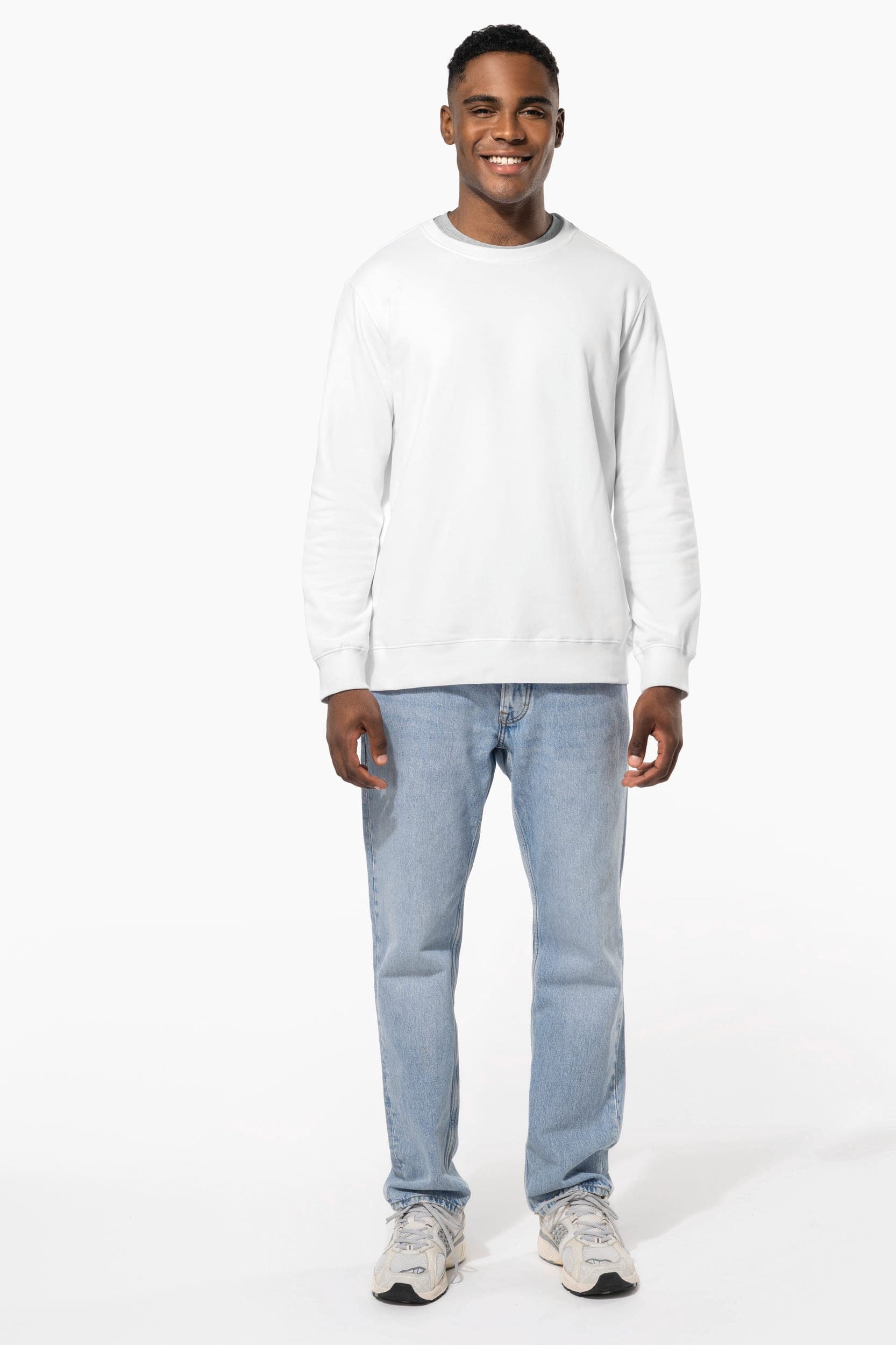 Sweat-shirt col rond 80/20 unisexe en situation