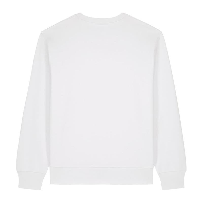 The Thinker unisexe sweatshirt col rond coloris Blanc