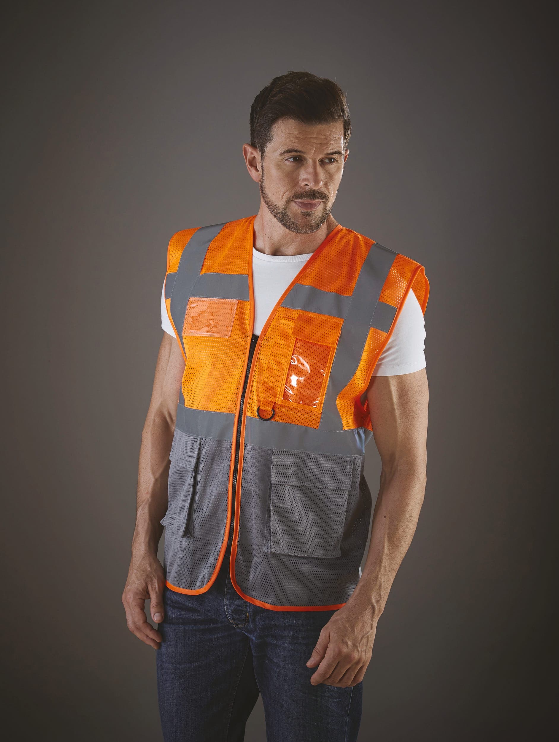 Gilet haute visibilité Top Cool "Management" en situation