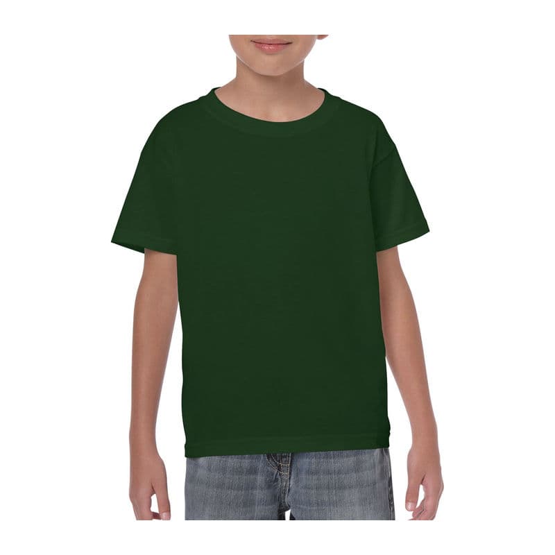 HEAVY COTTON YOUTH T-SHIRT coloris Vert forêt