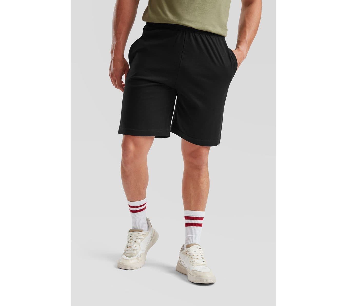 ICONIC 195 JERSEY SHORTS coloris Noir