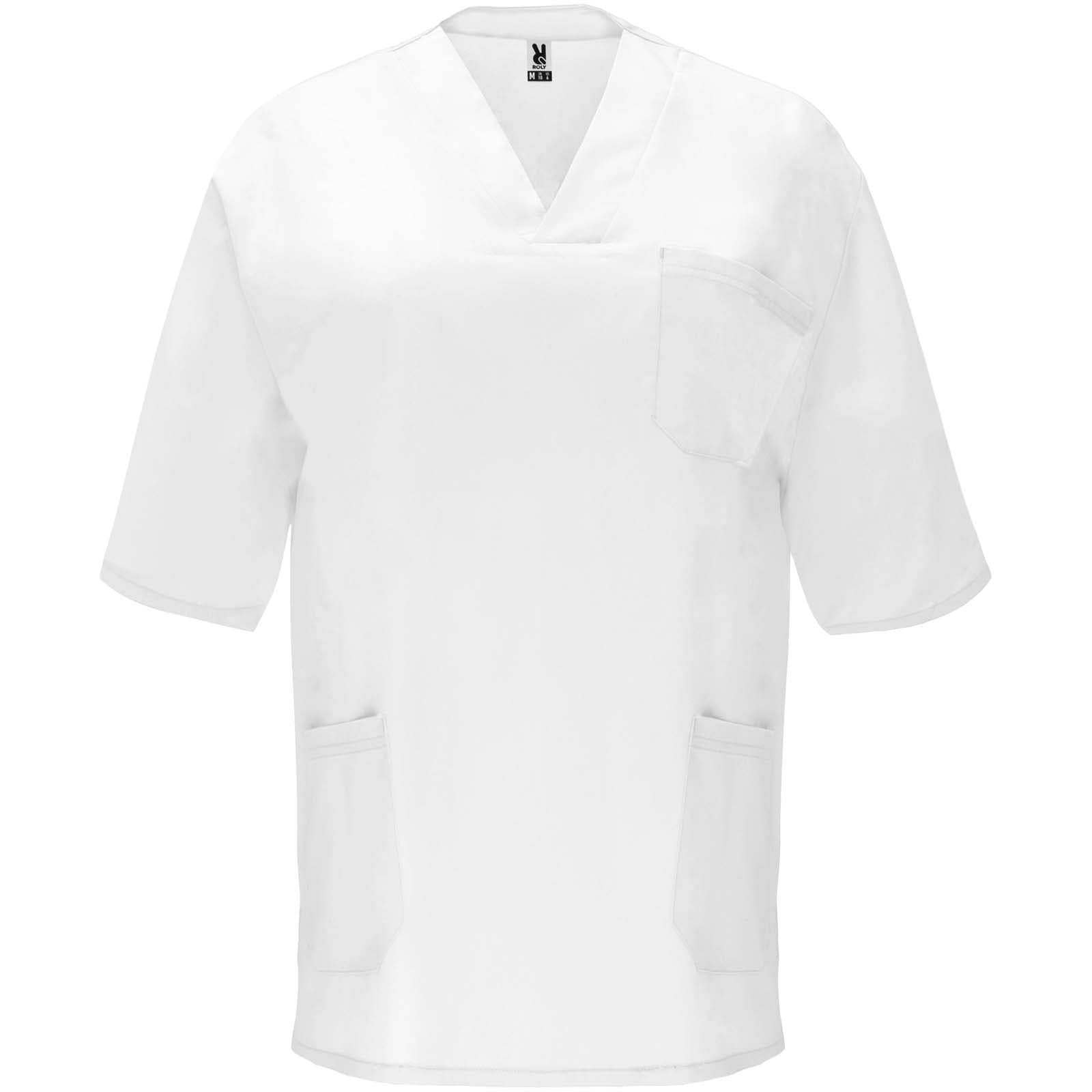 Haut de service unisexe à manches courtes Panacea de 160 g/m2  coloris Blanc