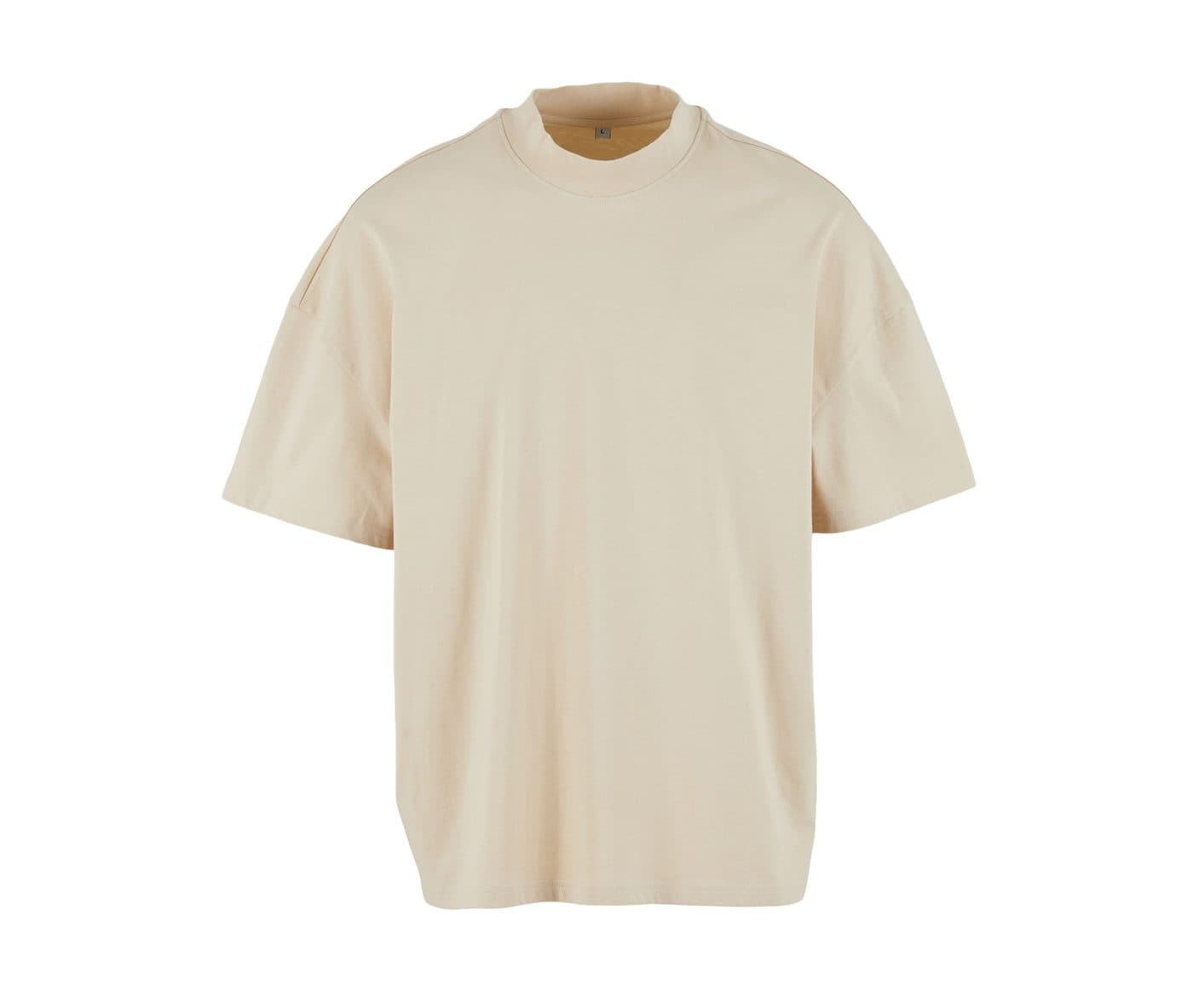 OVERSIZED MOCK NECK TEE coloris Sable