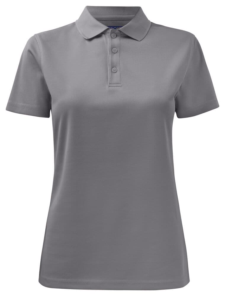2041 POLO FEMME POLYESTER coloris Gris